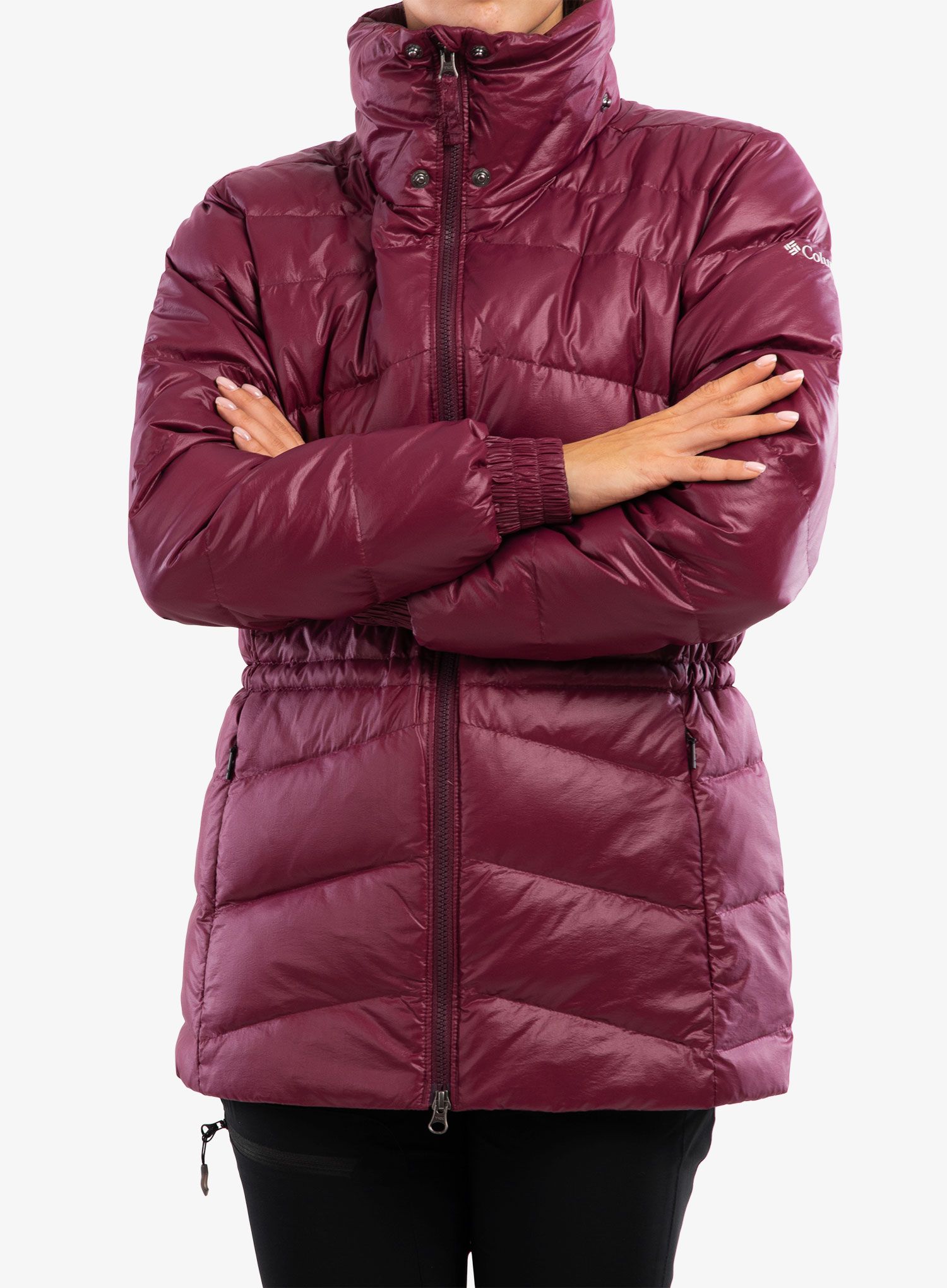 Пуховик жіноча Columbia Icy Heights II Down Jacket - marionberry gunmetal