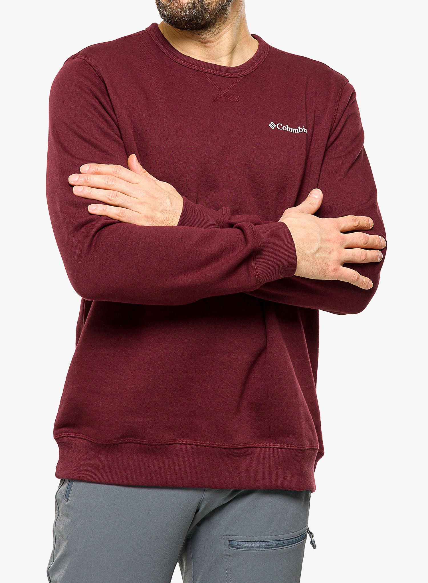 Кофта Columbia Logo Fleece Crew - elderberry/c sportswear 2