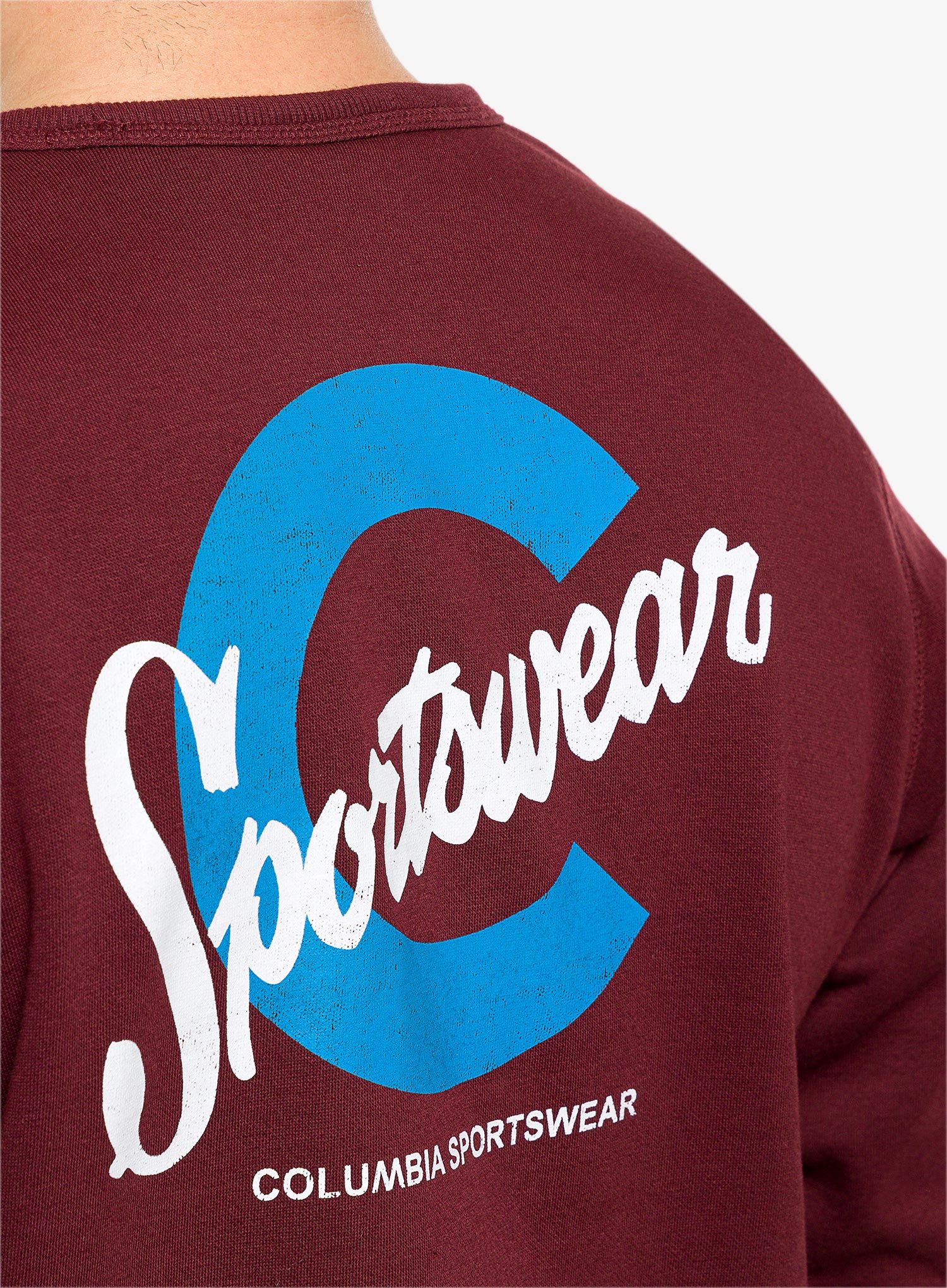 Кофта Columbia Logo Fleece Crew - elderberry/c sportswear 2