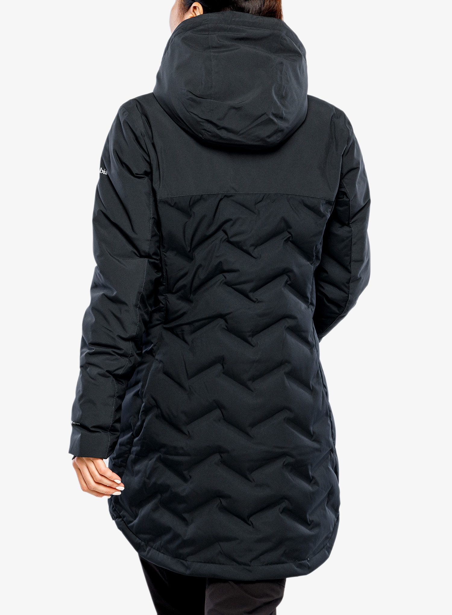Плащ пуховий жіночий Columbia Mountain Croo II Mid Down Jacket - black