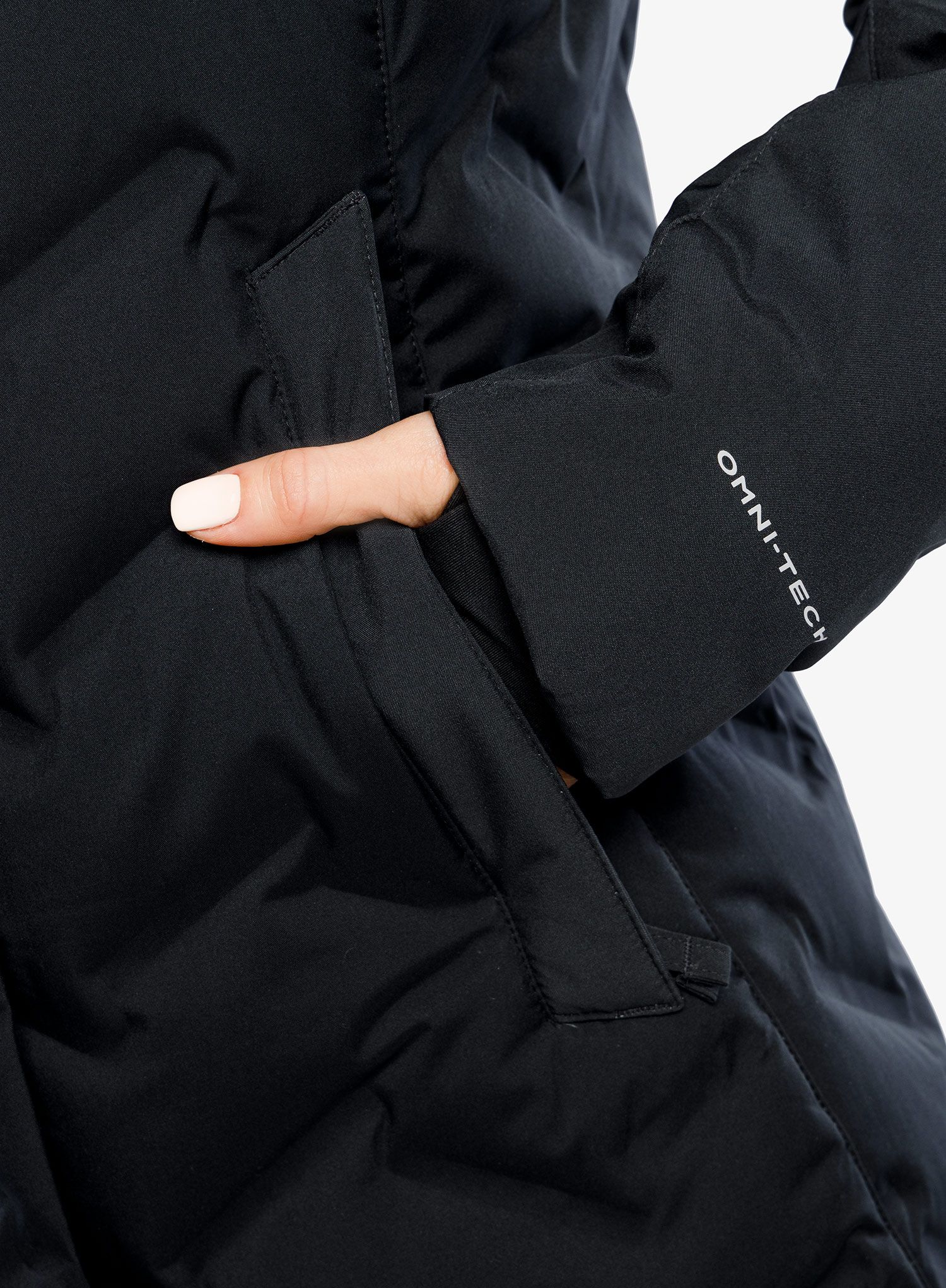 Плащ пуховий жіночий Columbia Mountain Croo II Mid Down Jacket - black