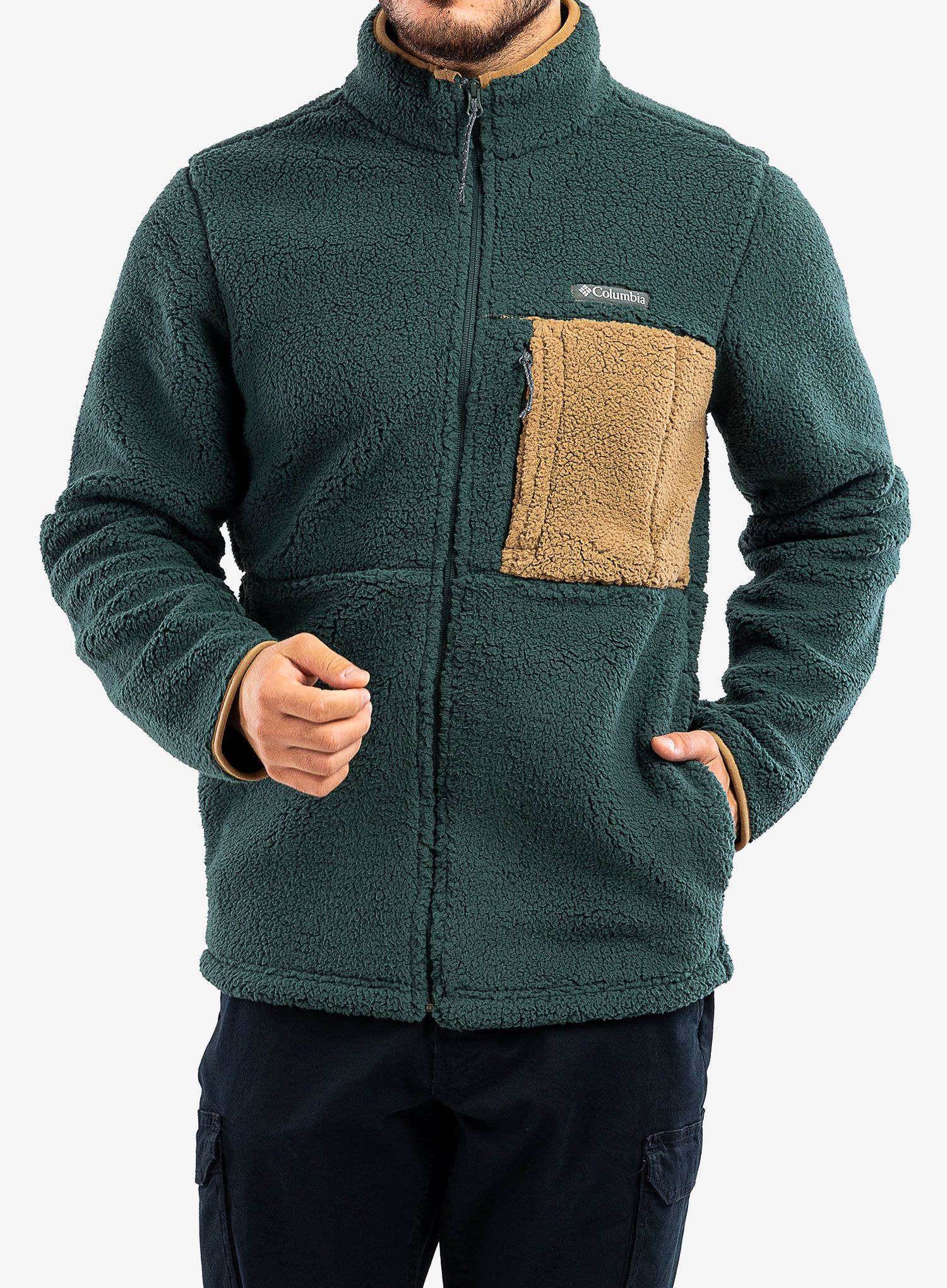 Фліска Columbia Mountainside Heavyweight Fleece - spruce/delta