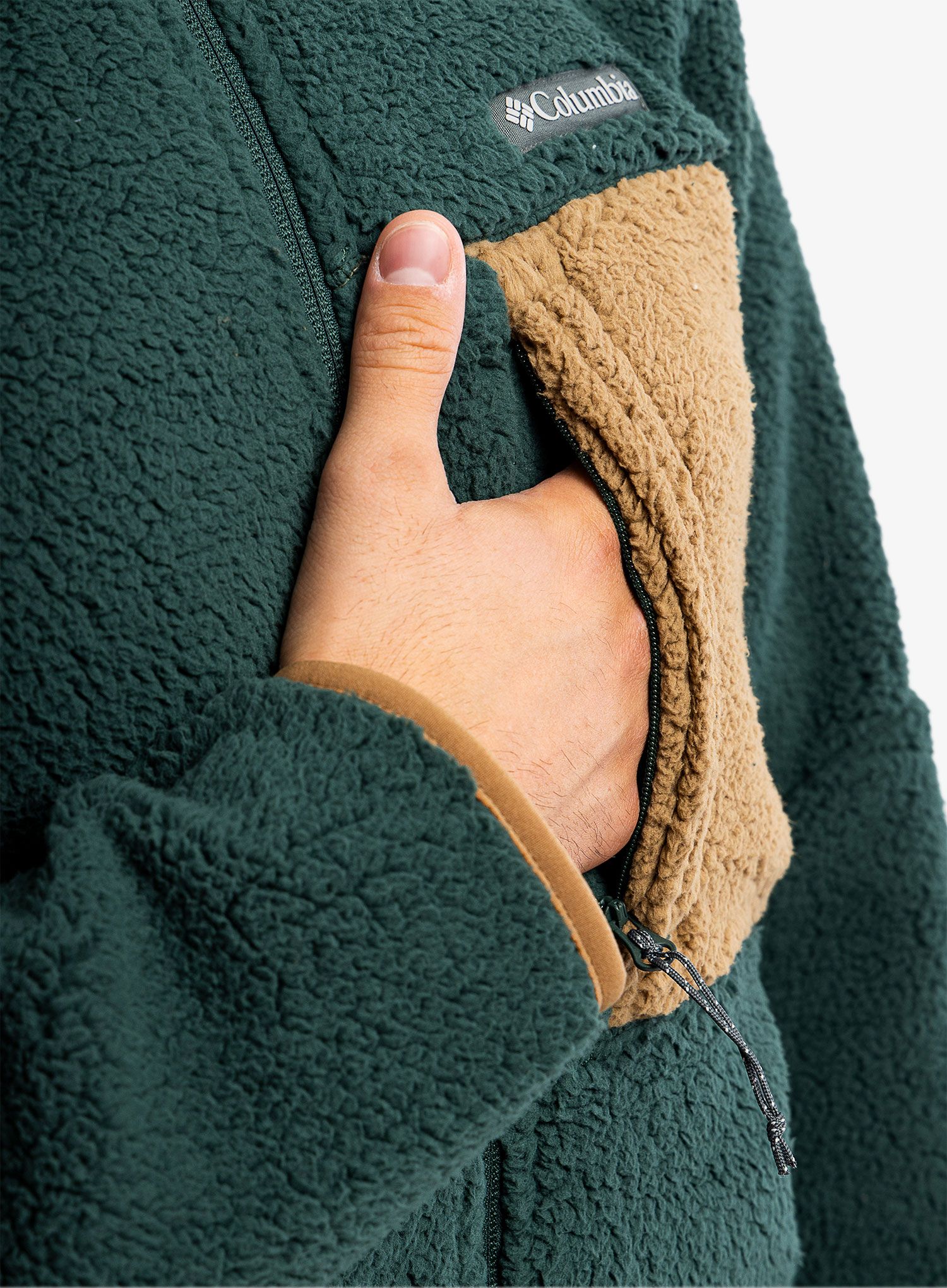 Фліска Columbia Mountainside Heavyweight Fleece - spruce/delta