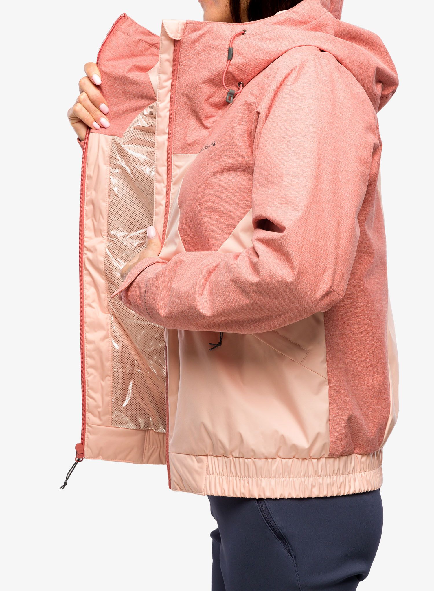 Куртка жіноча Columbia Oso Mountain Jacket - peach blossom/dark coral