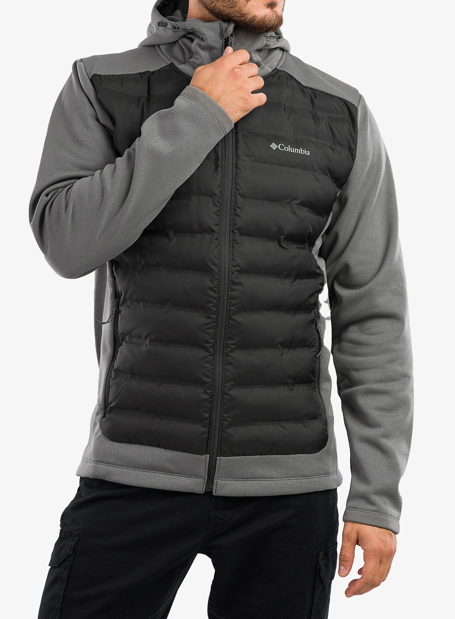 Куртка Columbia Out-Shield Insulated Full Zip Hoodie - city grey/shark