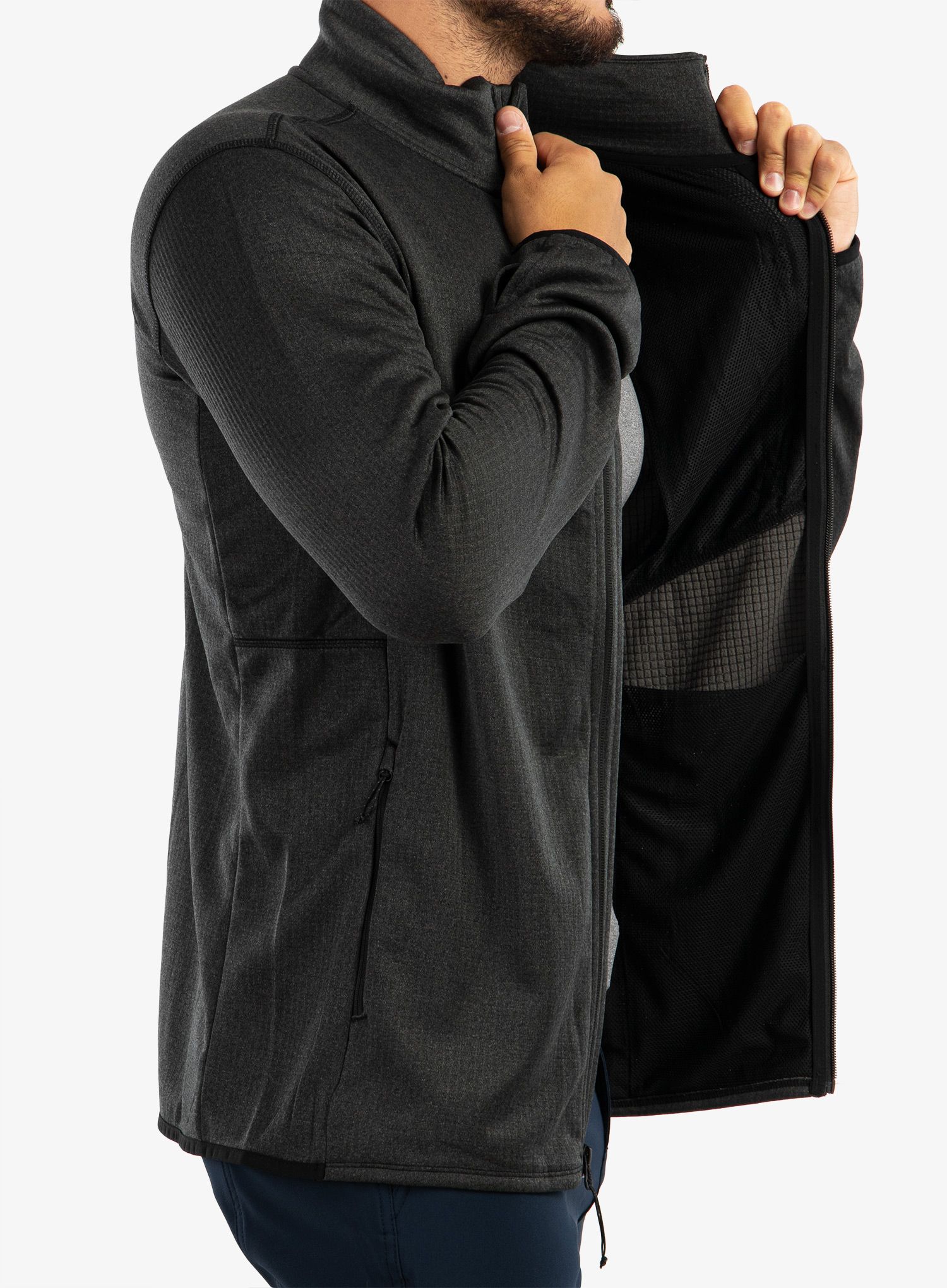 Кофта на замку Columbia Park View Fleece Full Zip - black heather