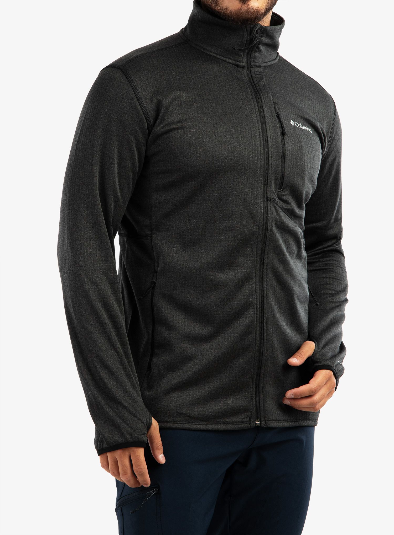 Кофта на замку Columbia Park View Fleece Full Zip - black heather