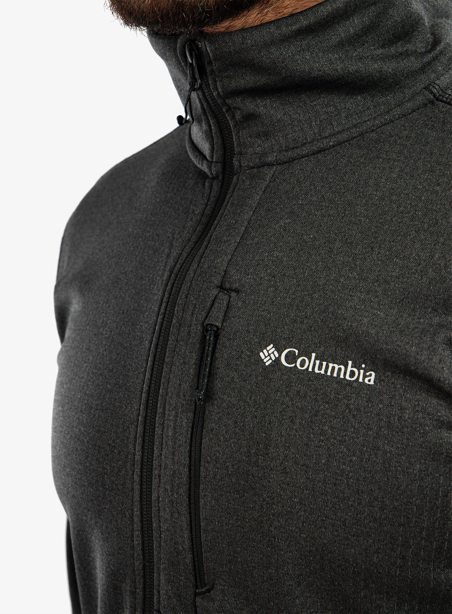 Кофта на замку Columbia Park View Fleece Full Zip - black heather