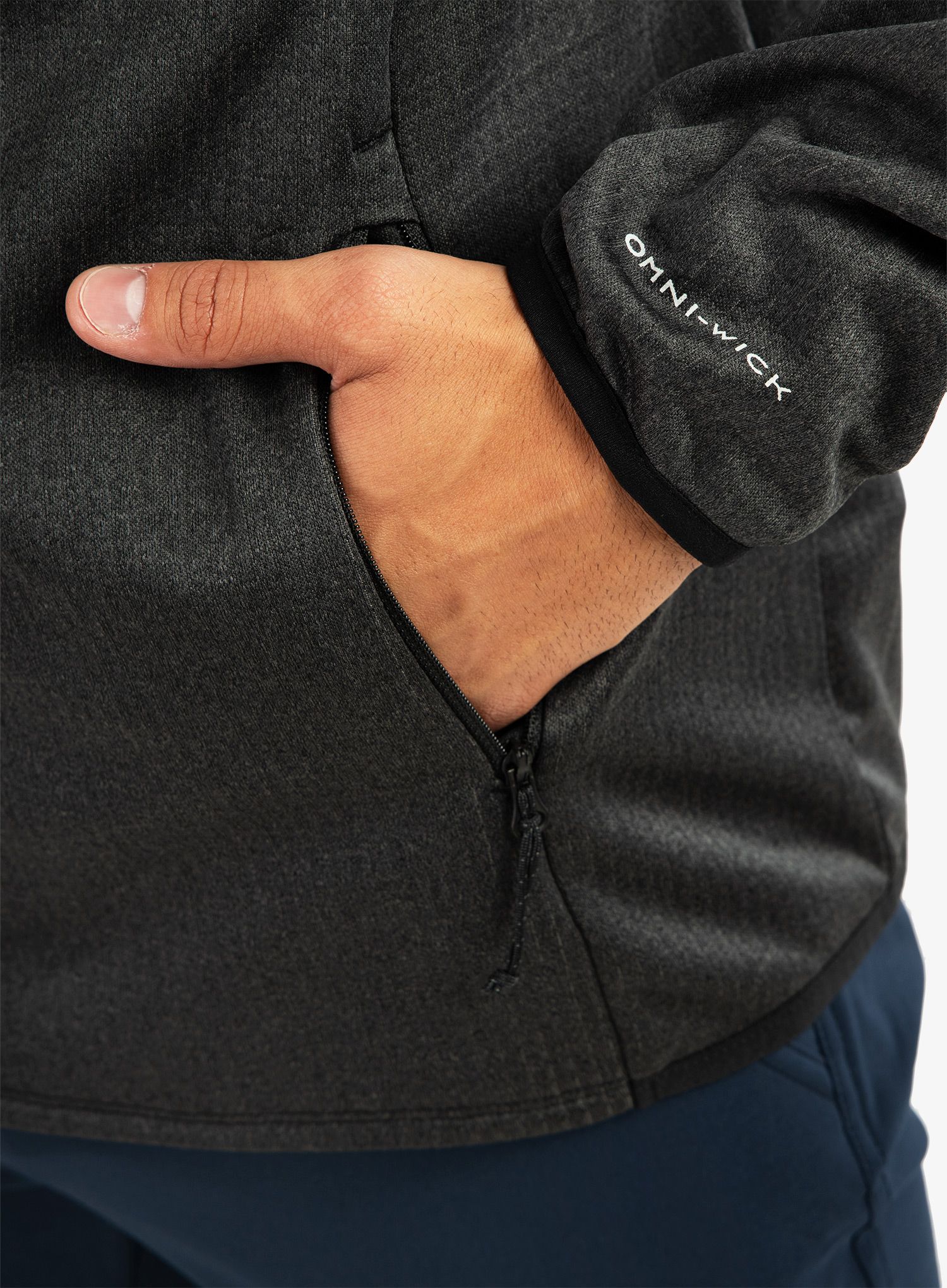 Кофта на замку Columbia Park View Fleece Full Zip - black heather