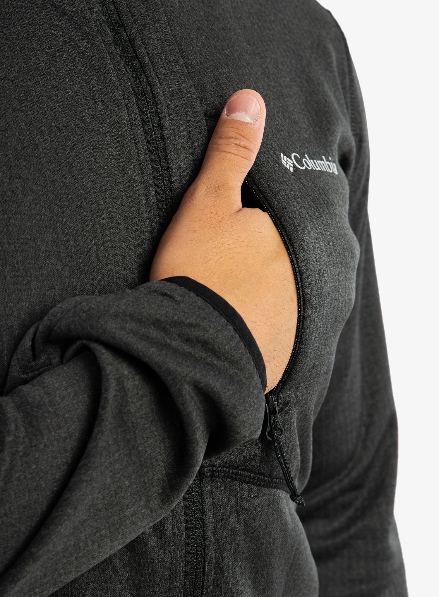 Кофта на замку Columbia Park View Fleece Full Zip - black heather