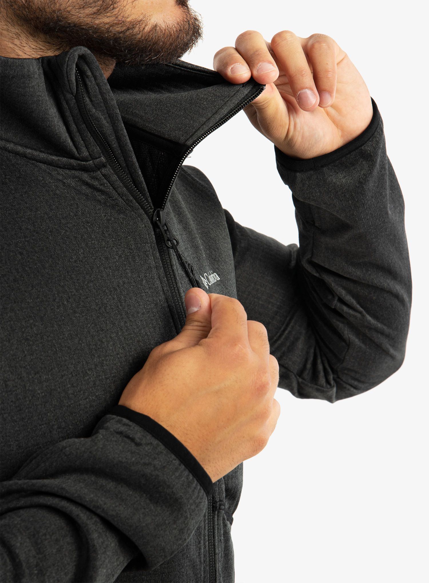 Кофта на замку Columbia Park View Fleece Full Zip - black heather