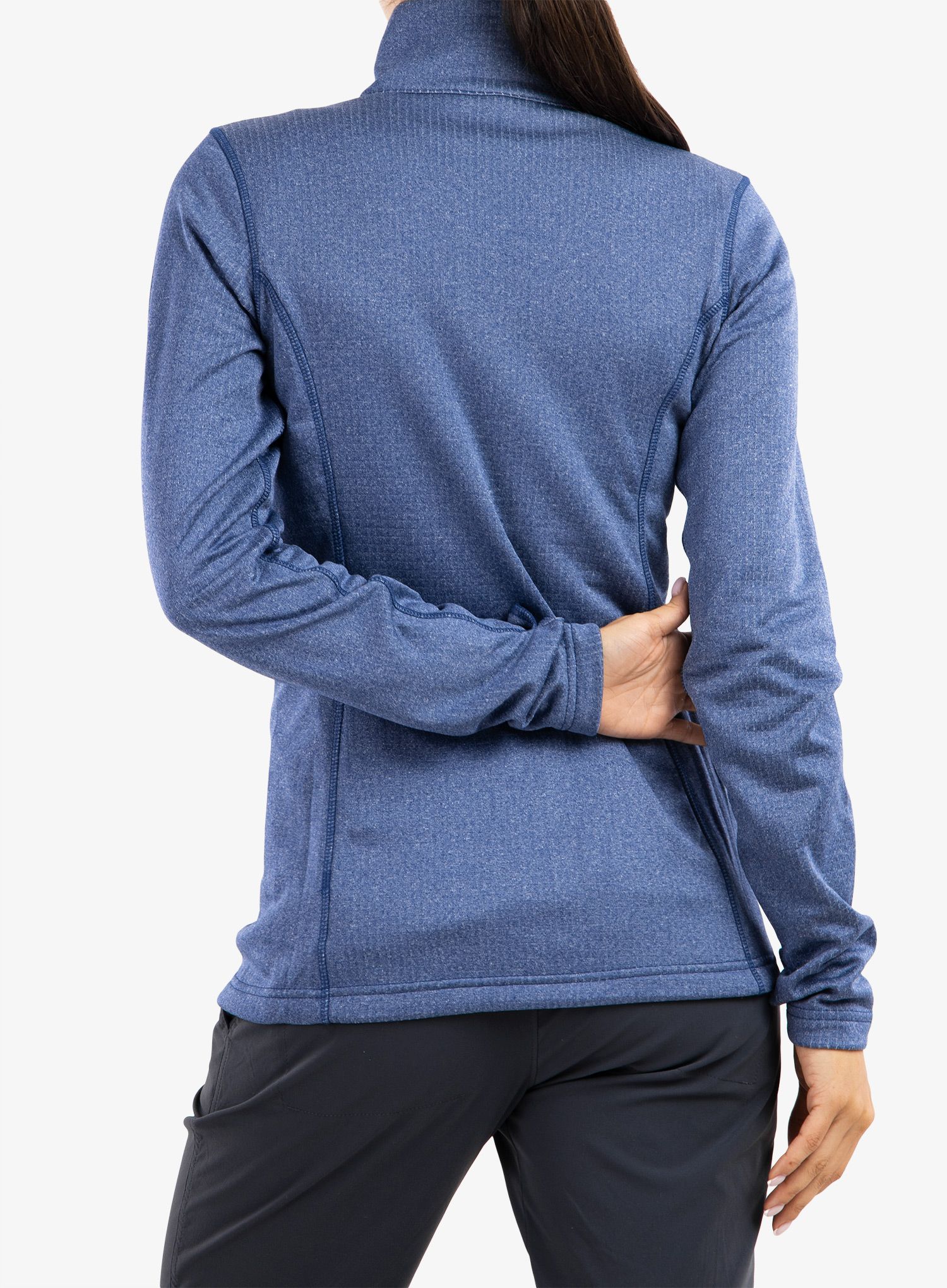 Кофта жіноча Columbia Park View Grid Fleece Full Zip - dark sapphire heather