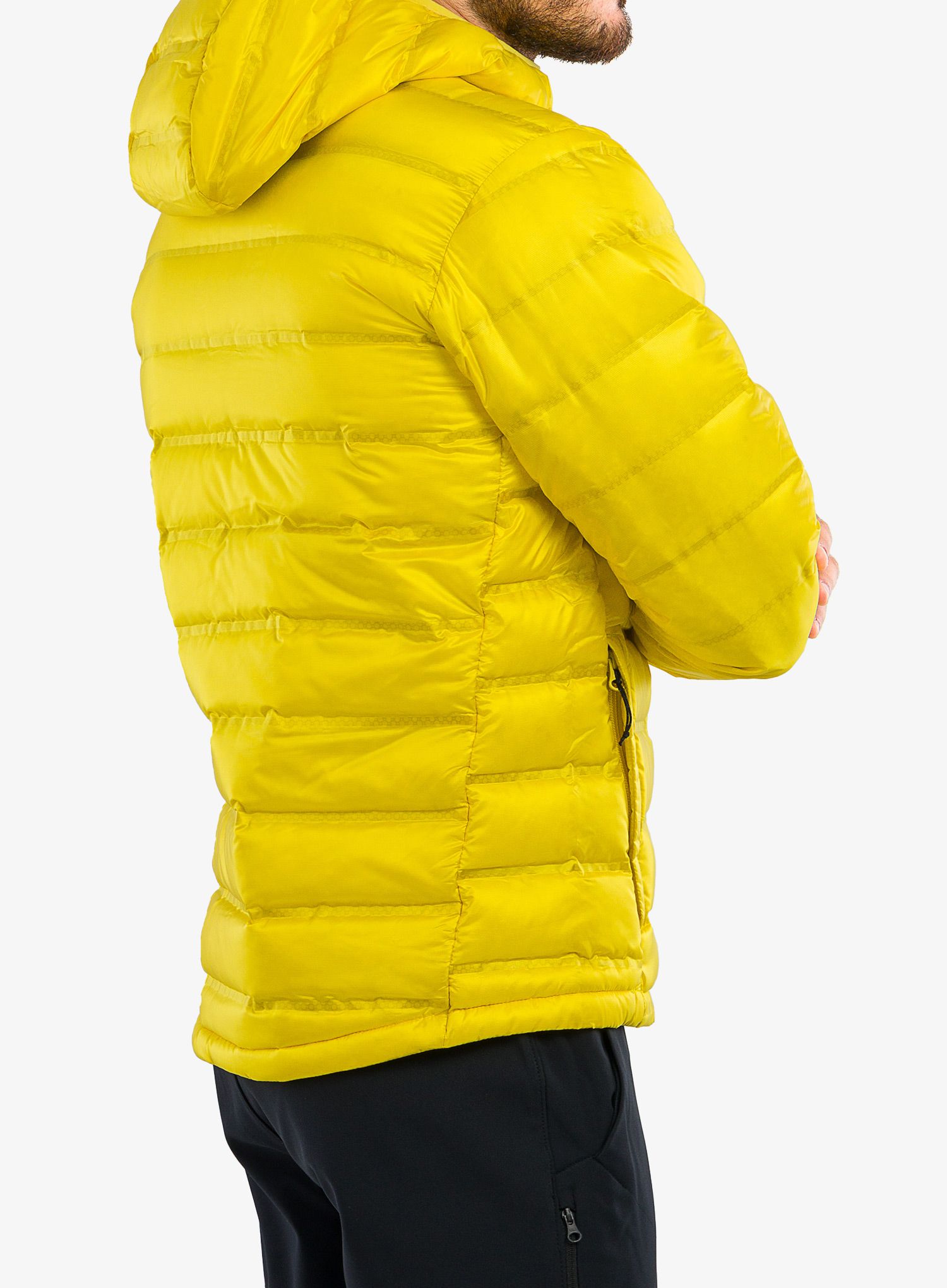 Пуховик Columbia Pebble Peak Down Hooded Jacket - laser lemon