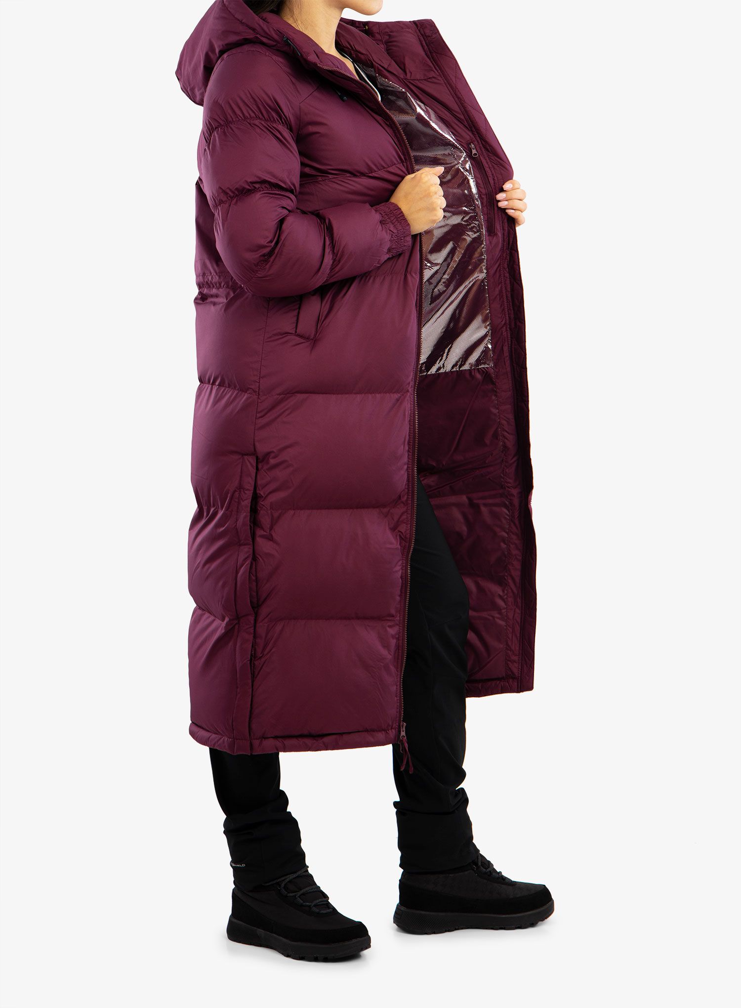 Плащ жіночий Columbia Pike Lake Long Jacket - marionberry