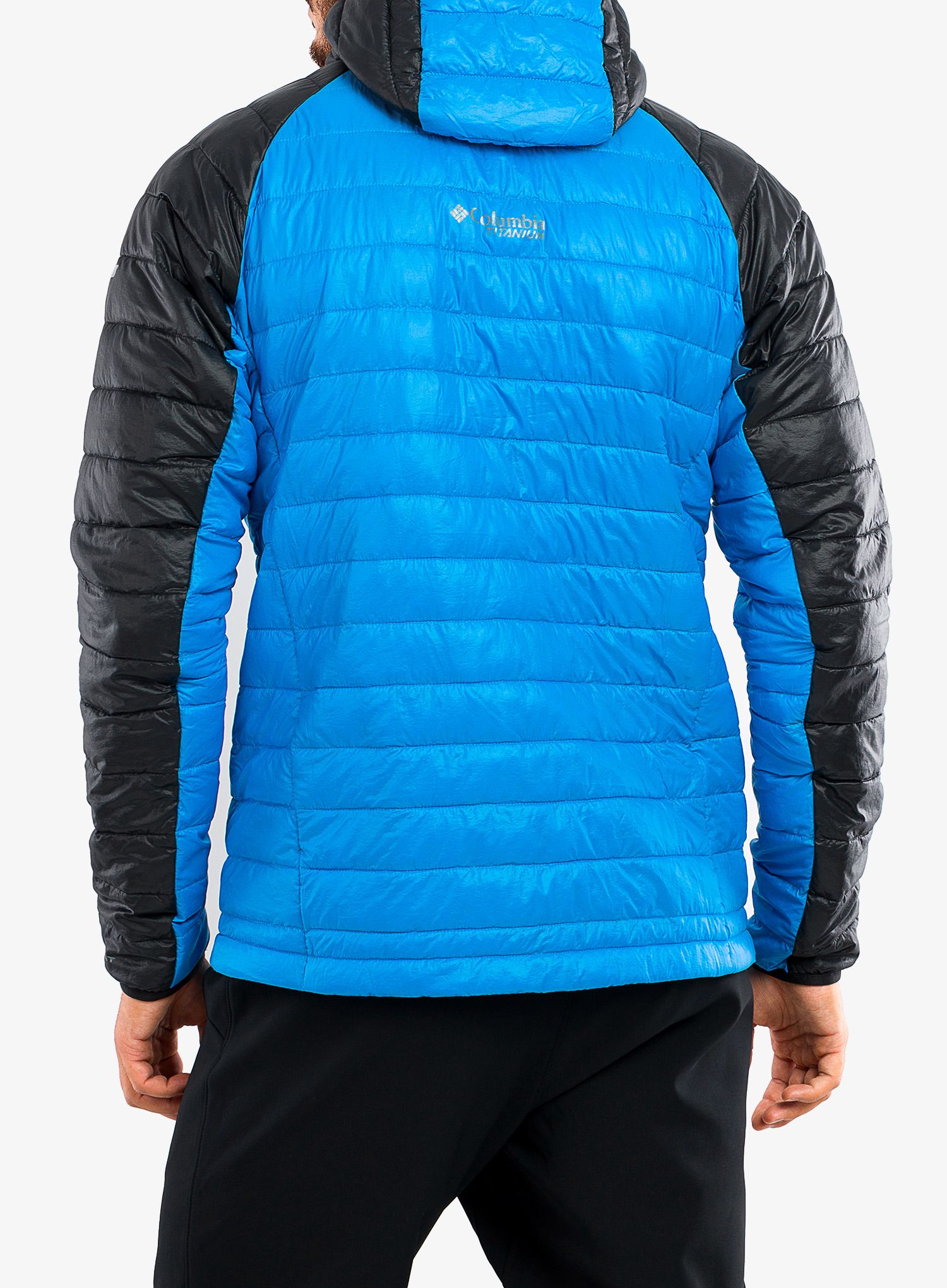 Куртка зимова Columbia Platinum Peak Hooded Jacket - compass blue/black