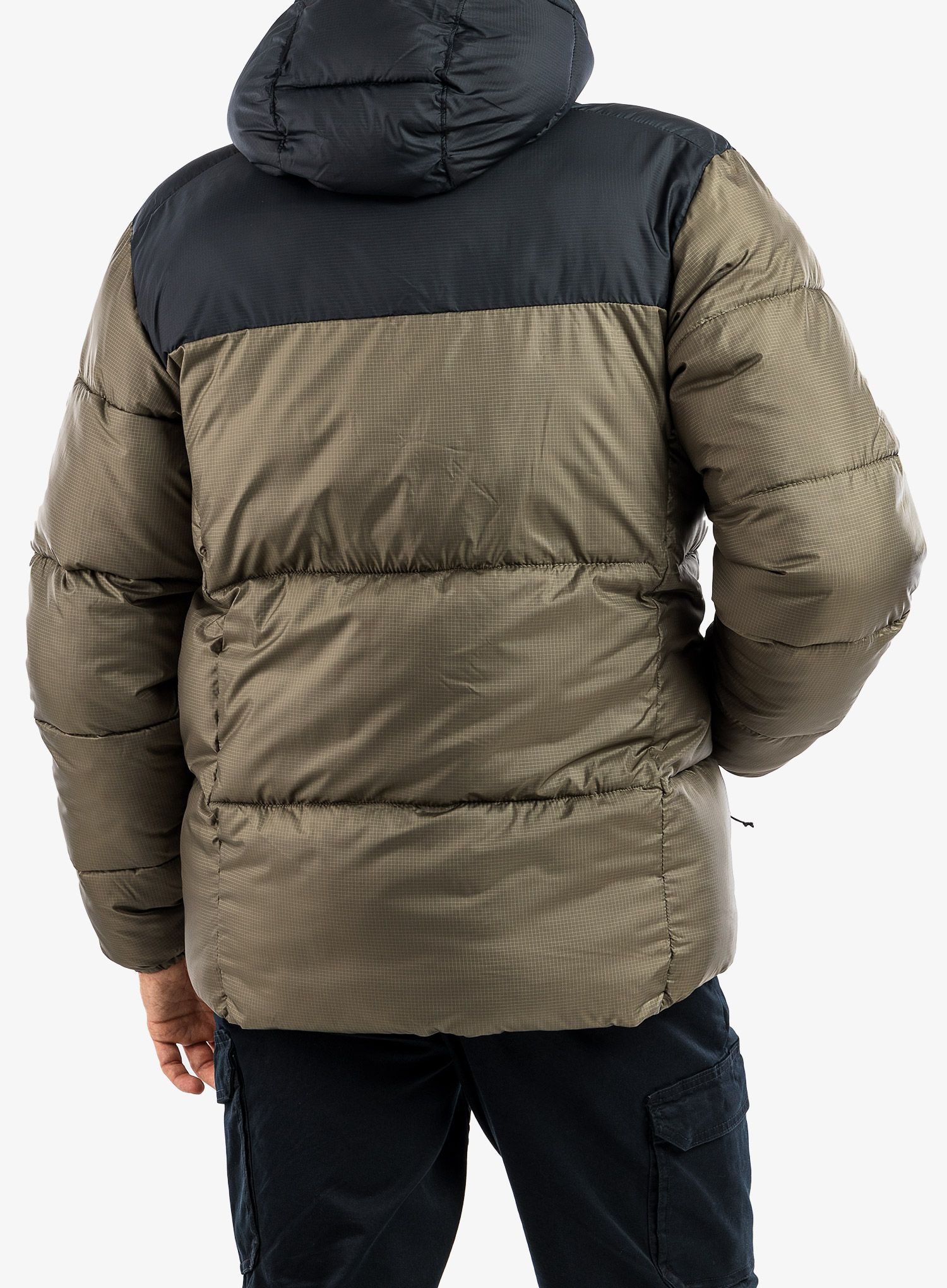 Куртка зимова Columbia Puffect Hooded Jacket - stone green/black