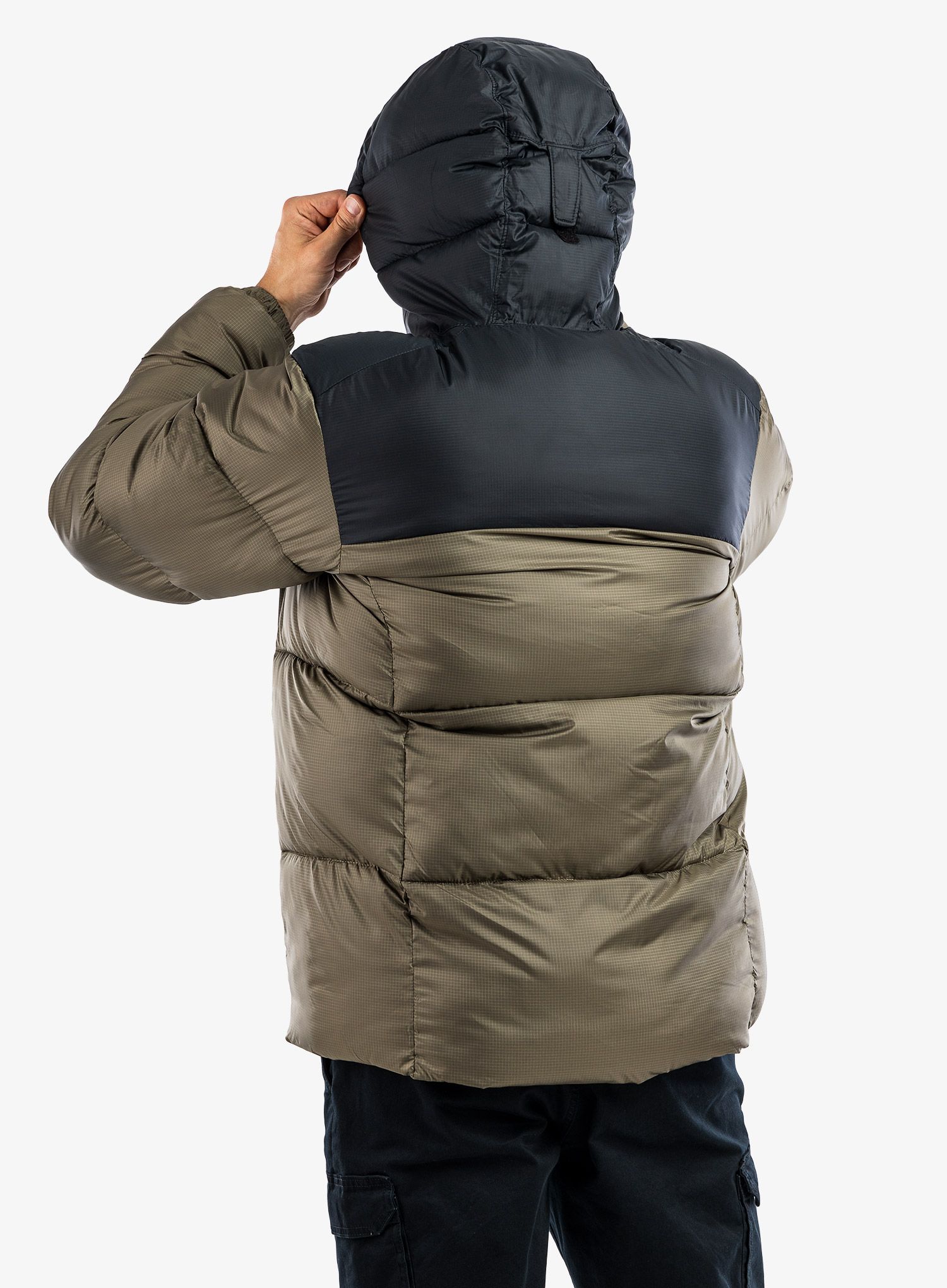 Куртка зимова Columbia Puffect Hooded Jacket - stone green/black