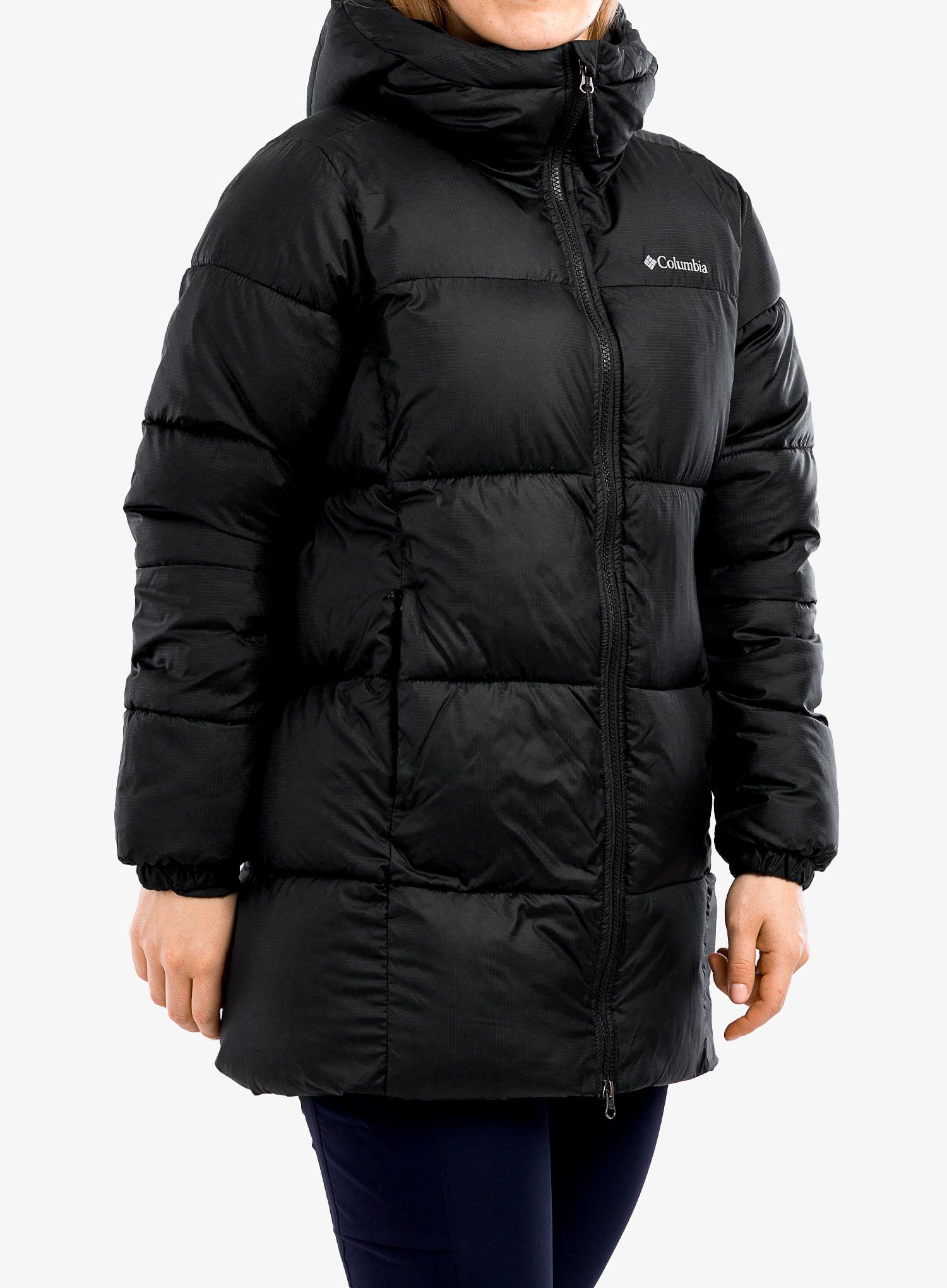 Плащ жіночий Columbia Puffect Mid Hooded Jacket - black