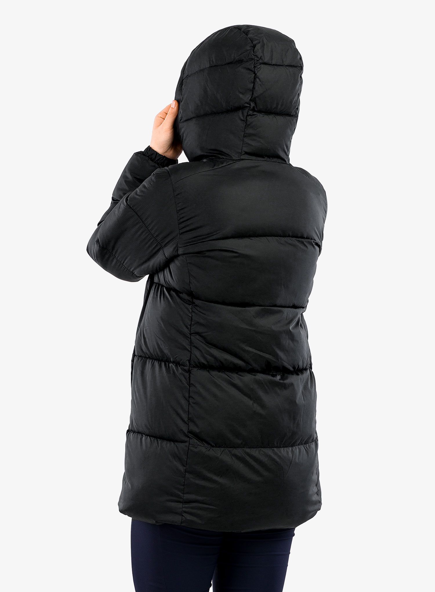 Плащ жіночий Columbia Puffect Mid Hooded Jacket - black