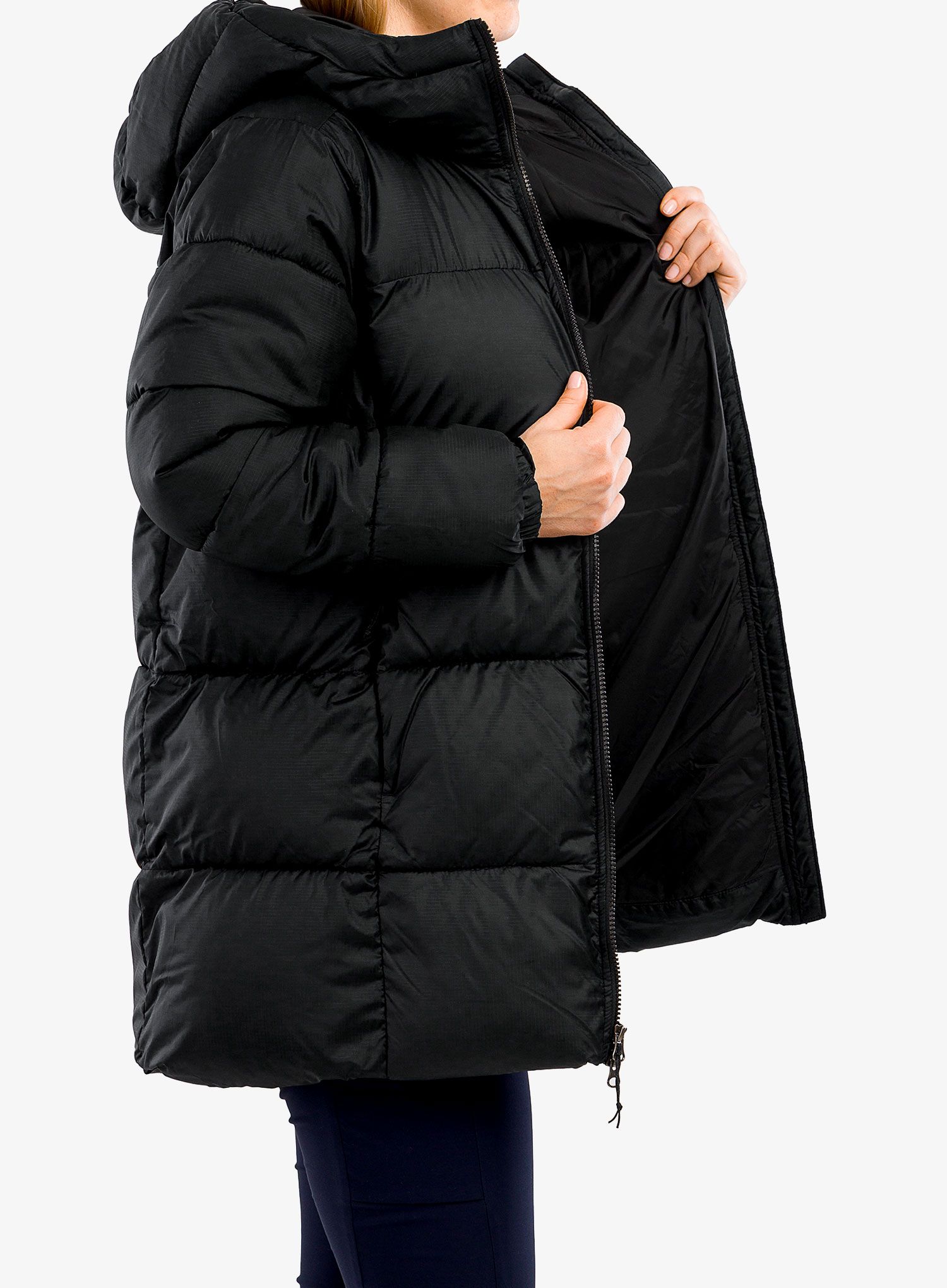 Плащ жіночий Columbia Puffect Mid Hooded Jacket - black