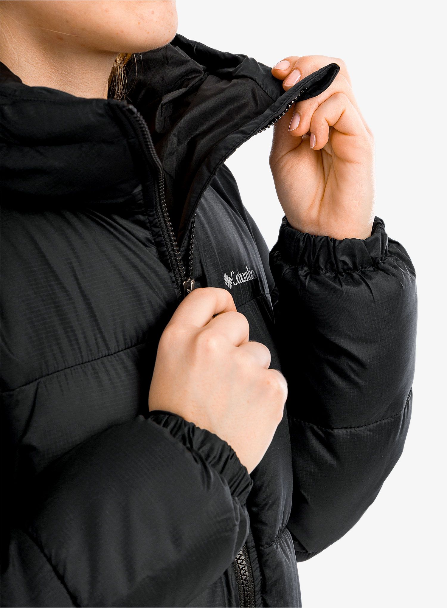 Плащ жіночий Columbia Puffect Mid Hooded Jacket - black