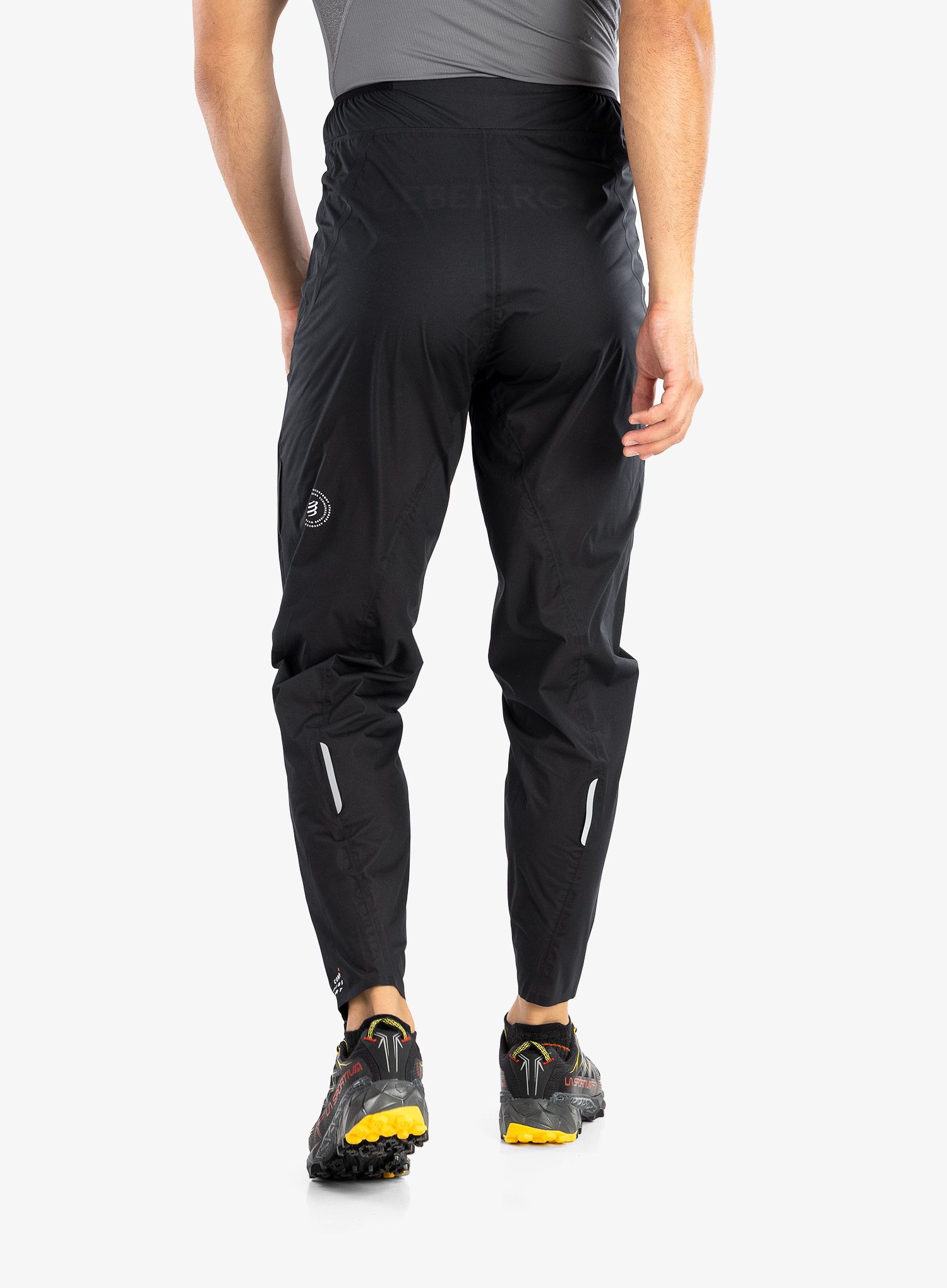 Штани для бігу Compressport Hurricane Waterproof 10/10 Pants - black