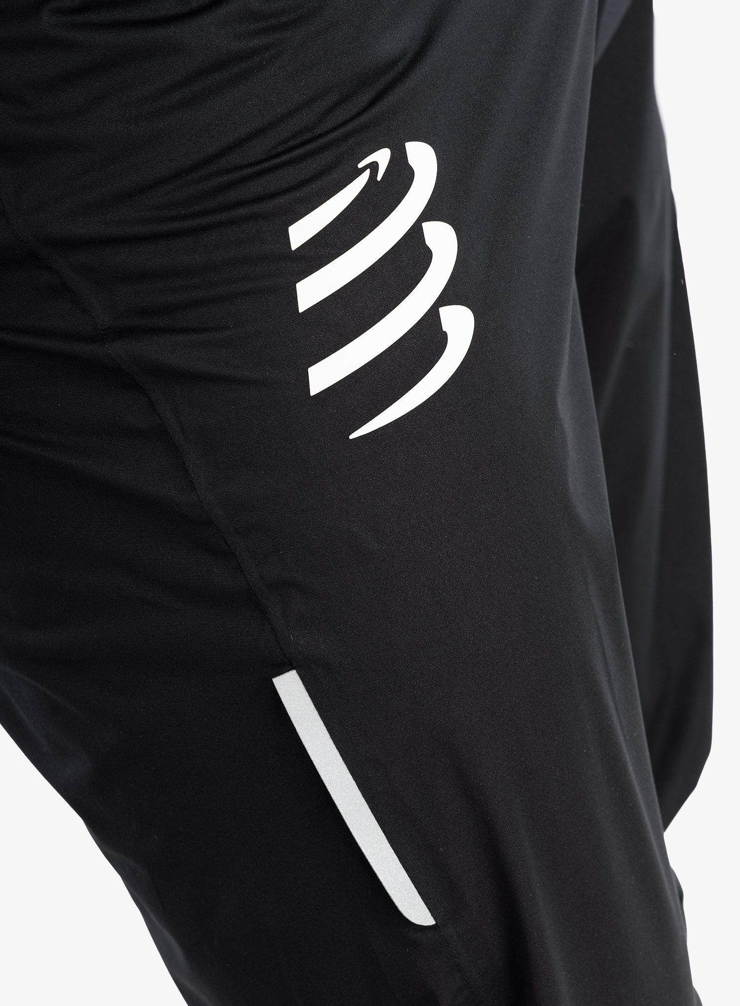 Штани для бігу Compressport Hurricane Waterproof 10/10 Pants - black
