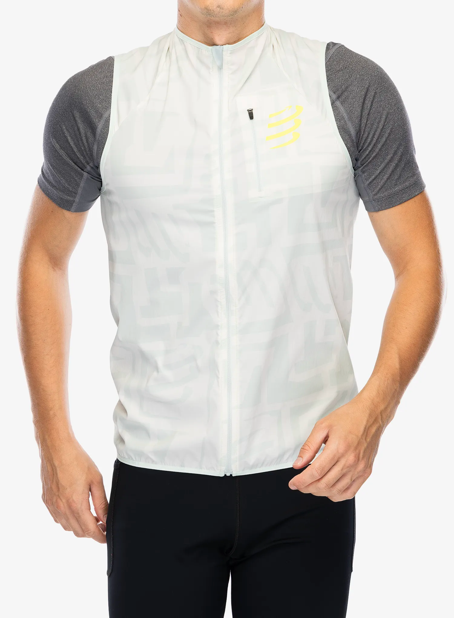 Жилет Compressport Hurricane Windproof Vest M - sugar/ice print