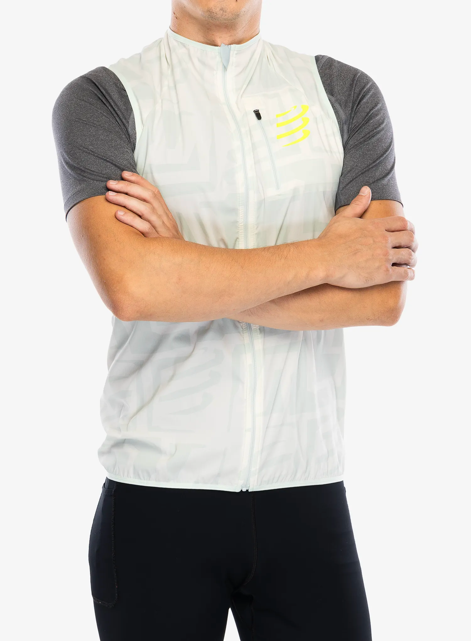 Жилет Compressport Hurricane Windproof Vest M - sugar/ice print