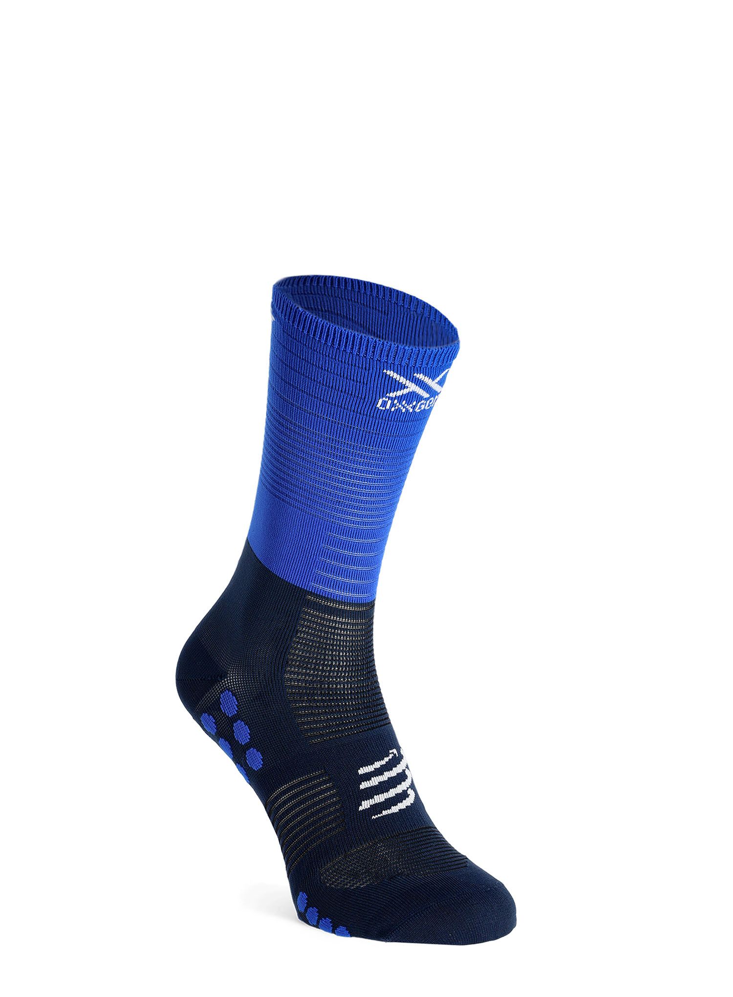 Шкарпетки для бігу Compressport Mid Compression Socks - blue lolite
