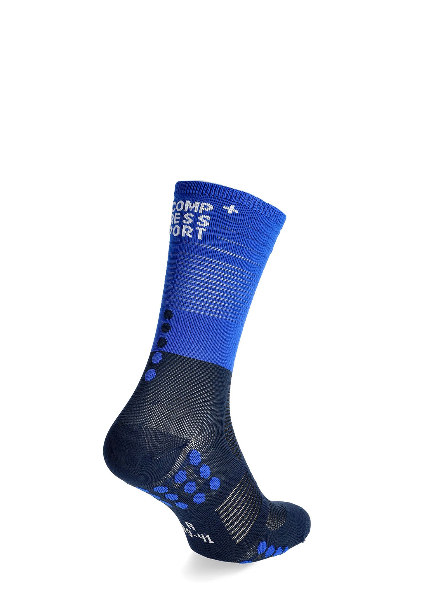 Шкарпетки для бігу Compressport Mid Compression Socks - blue lolite