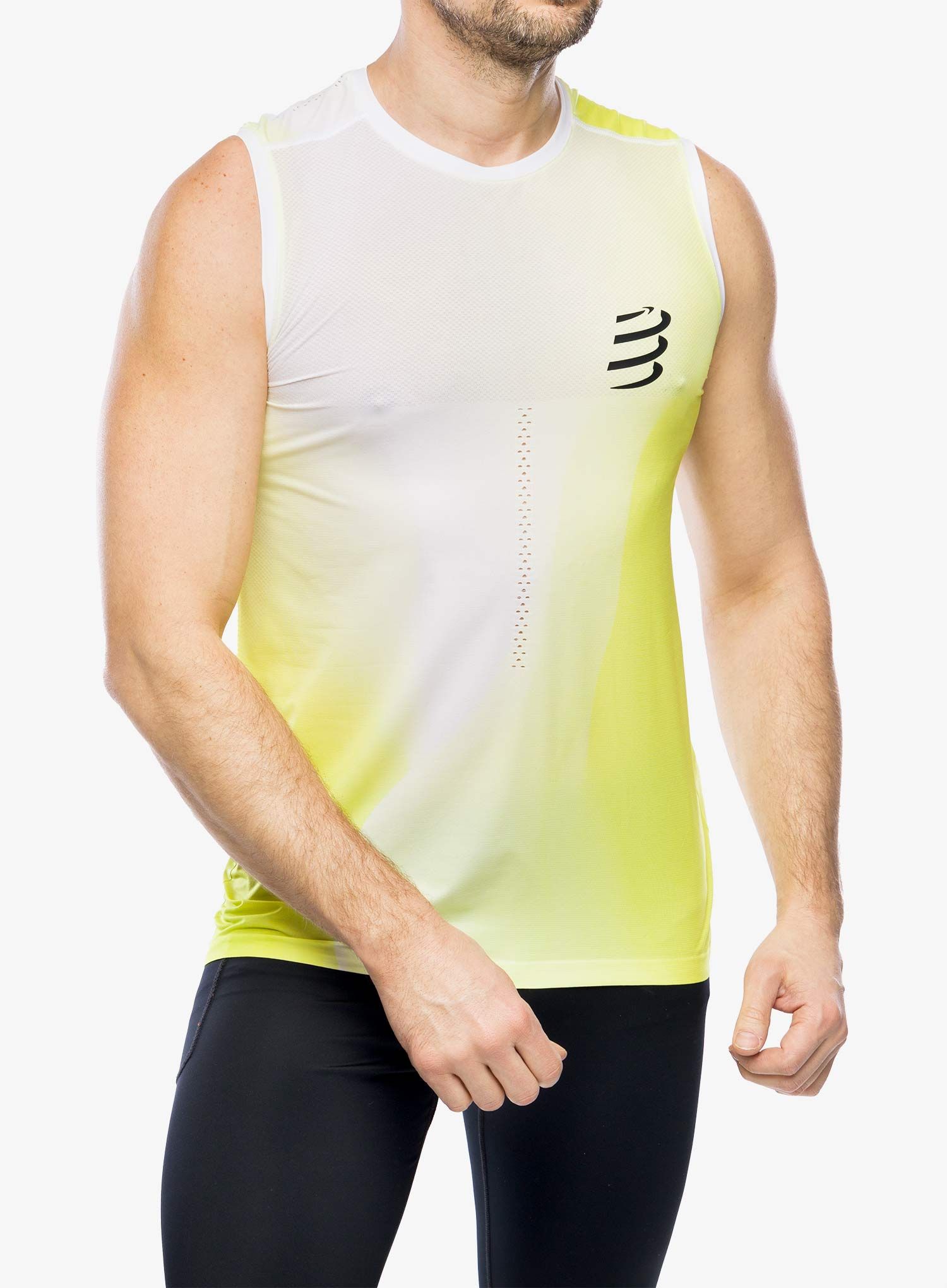 Швидковисихаюча футболка Compressport Performance Tank - safe yellow