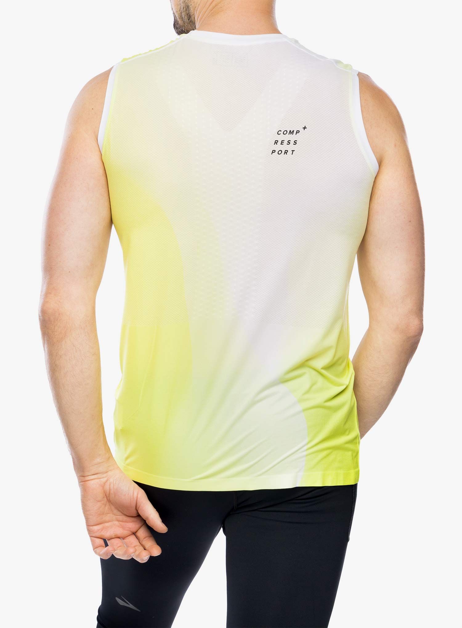 Швидковисихаюча футболка Compressport Performance Tank - safe yellow