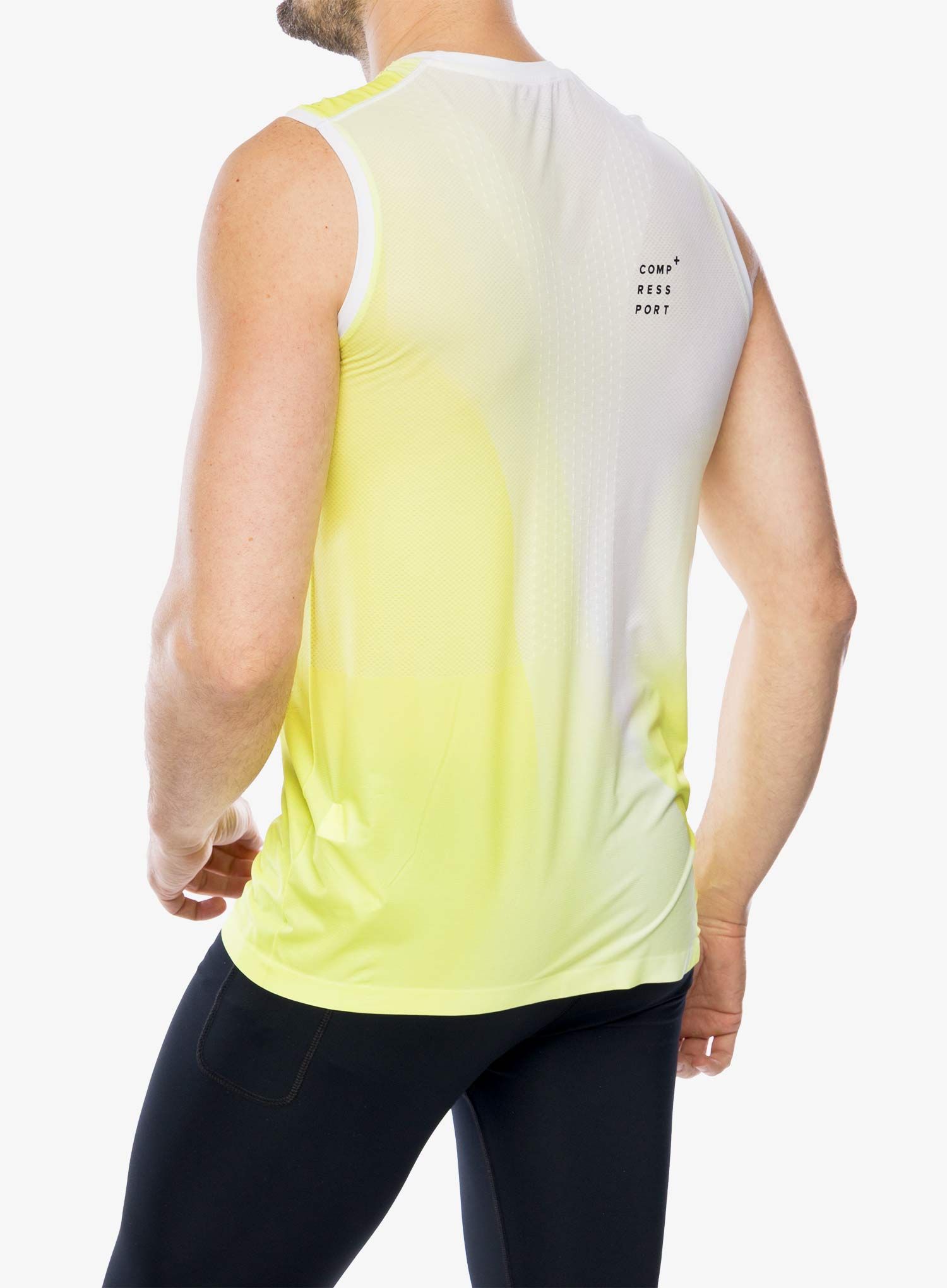 Швидковисихаюча футболка Compressport Performance Tank - safe yellow