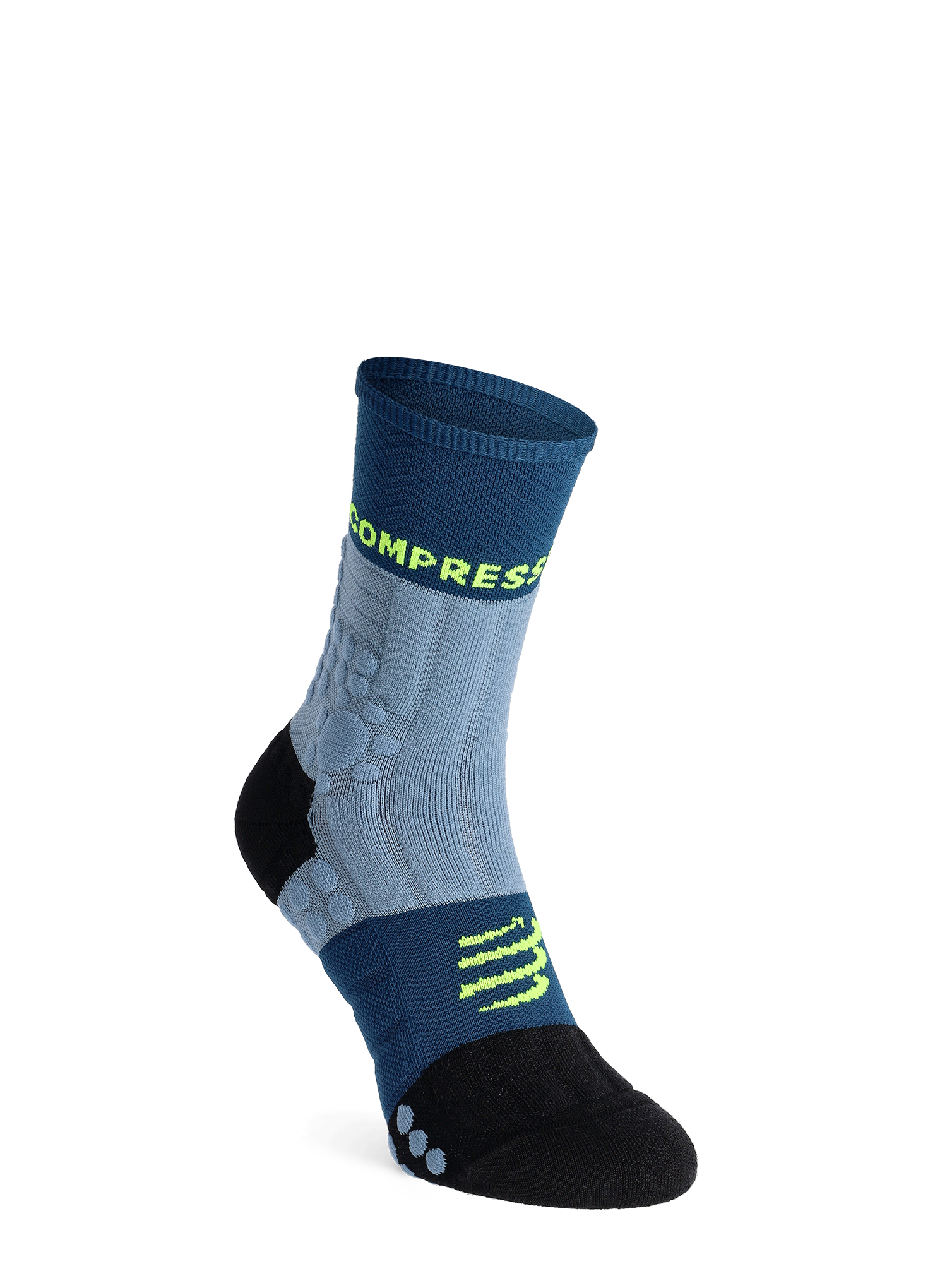 Шкарпетки для бігу Compressport Pro Racing Socks Winter Trail - denim/poseidon