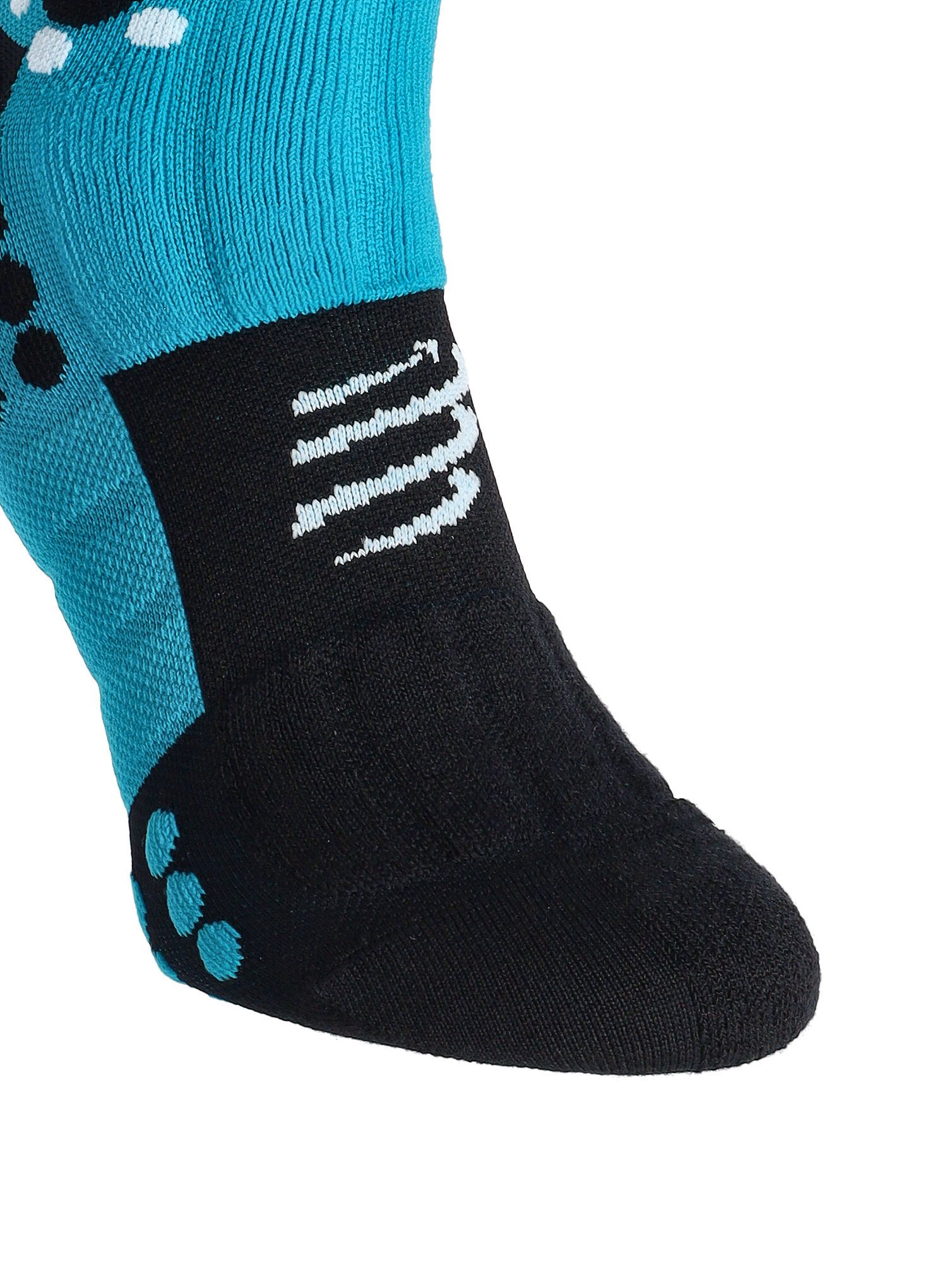 Шкарпетки для бігу Compressport Pro Racing Socks Winter Trail - mosaic blue/black