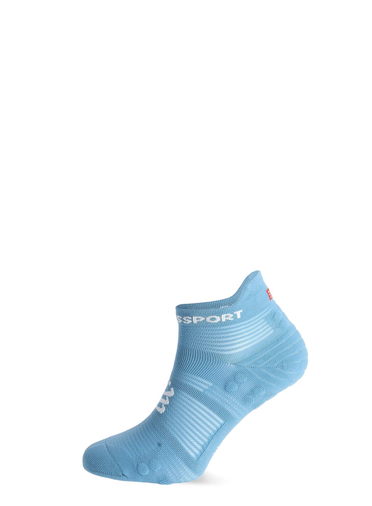 Шкарпетки для бігу Compressport Pro Racing Socks v4.0 Run Low - niagara blue/white