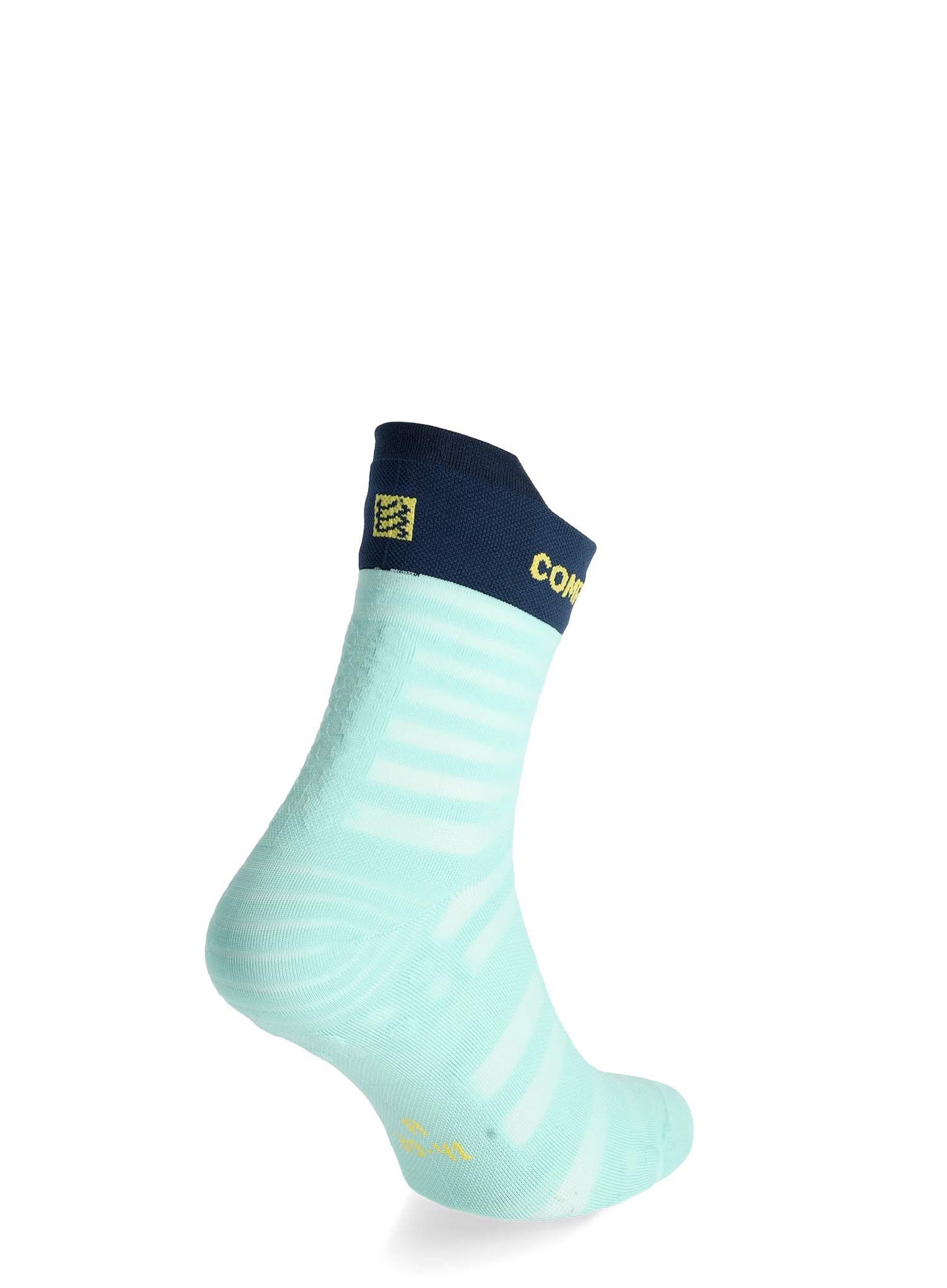 Шкарпетки для бігу Compressport Pro Racing v4.0 UL Run High - shell blue/blue