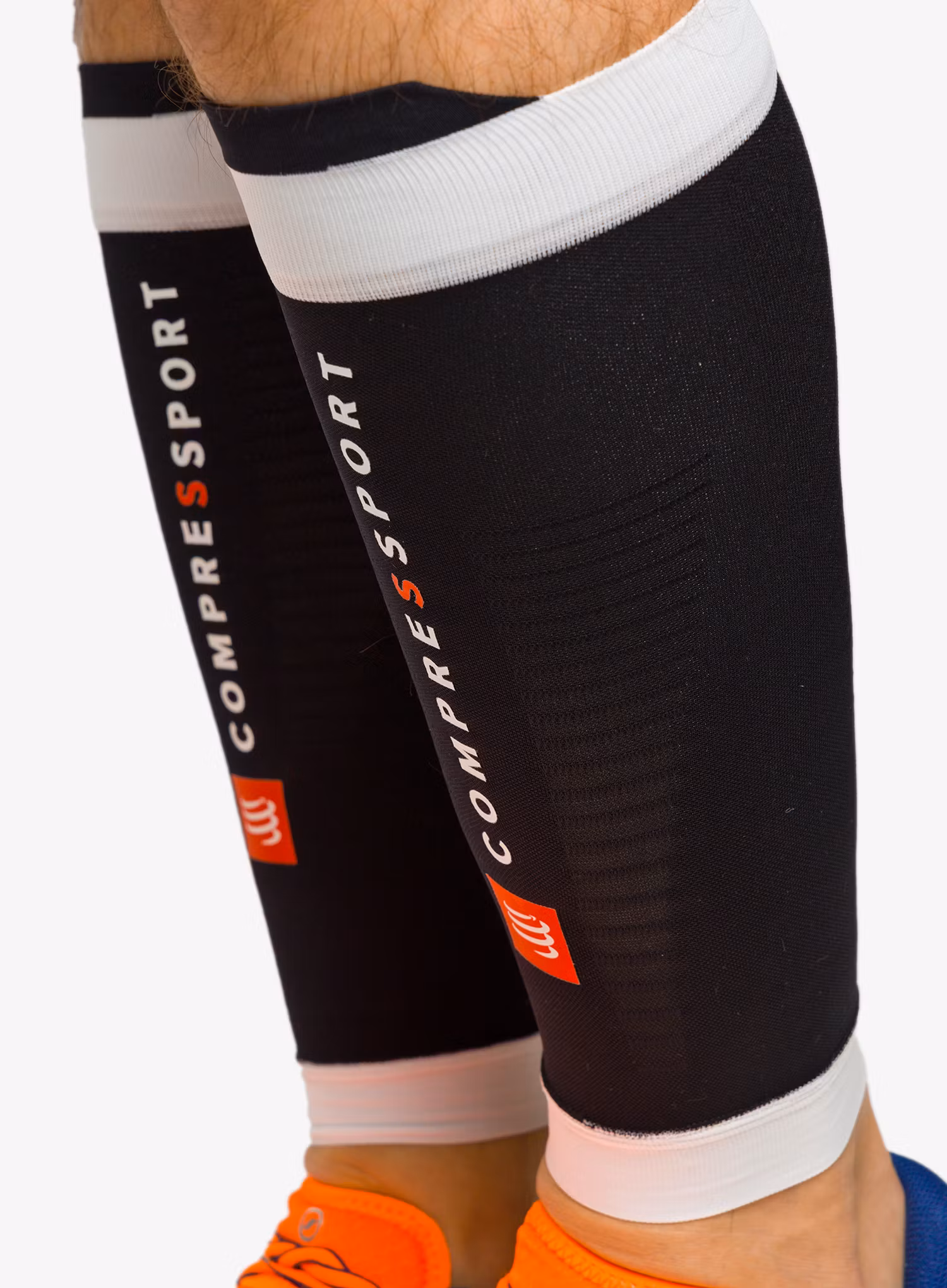 Гетри компресійні Compressport R2 3.0 - black/white