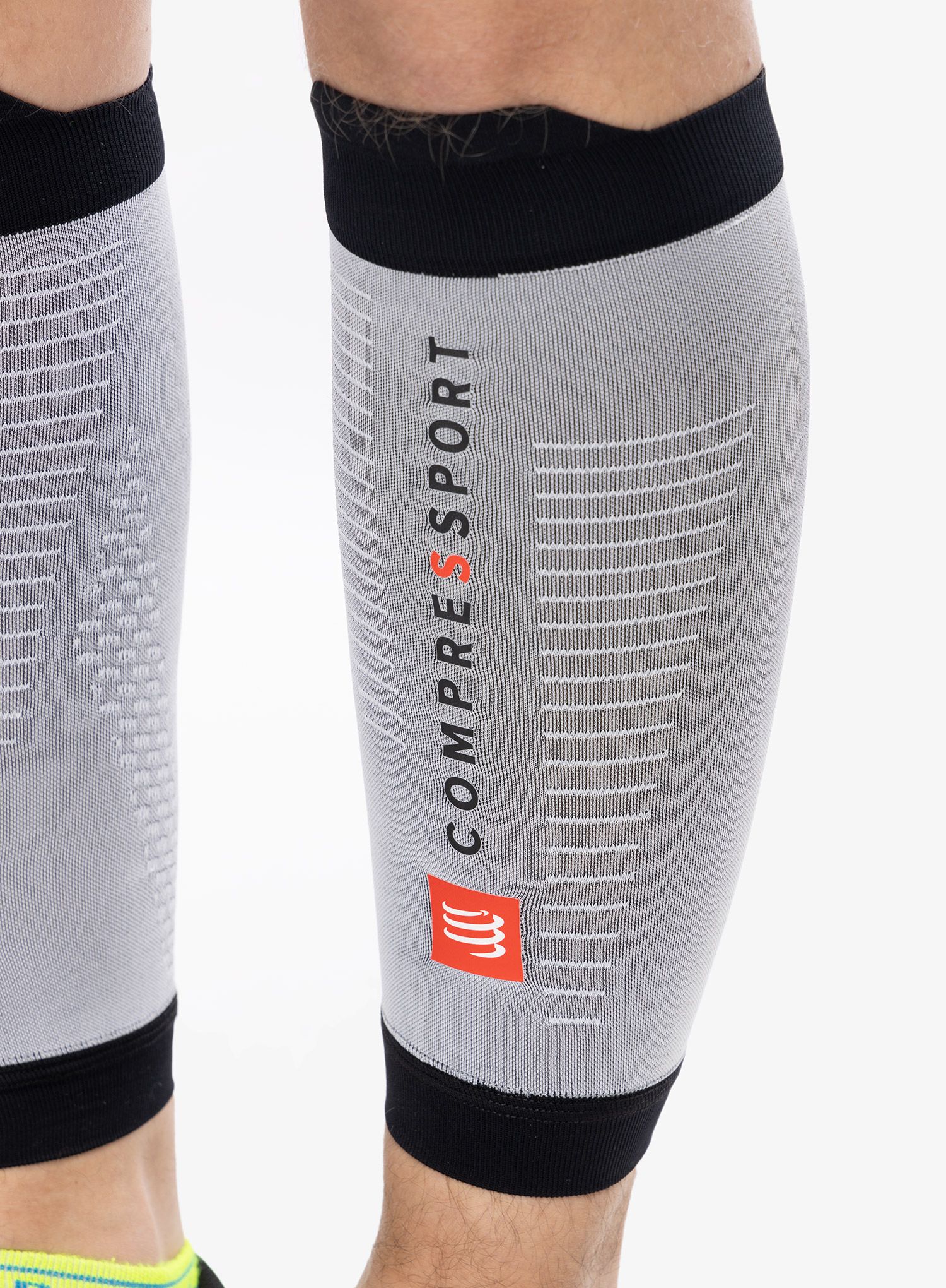 Гетри компресійні Compressport R2 3.0 - grey melange/black