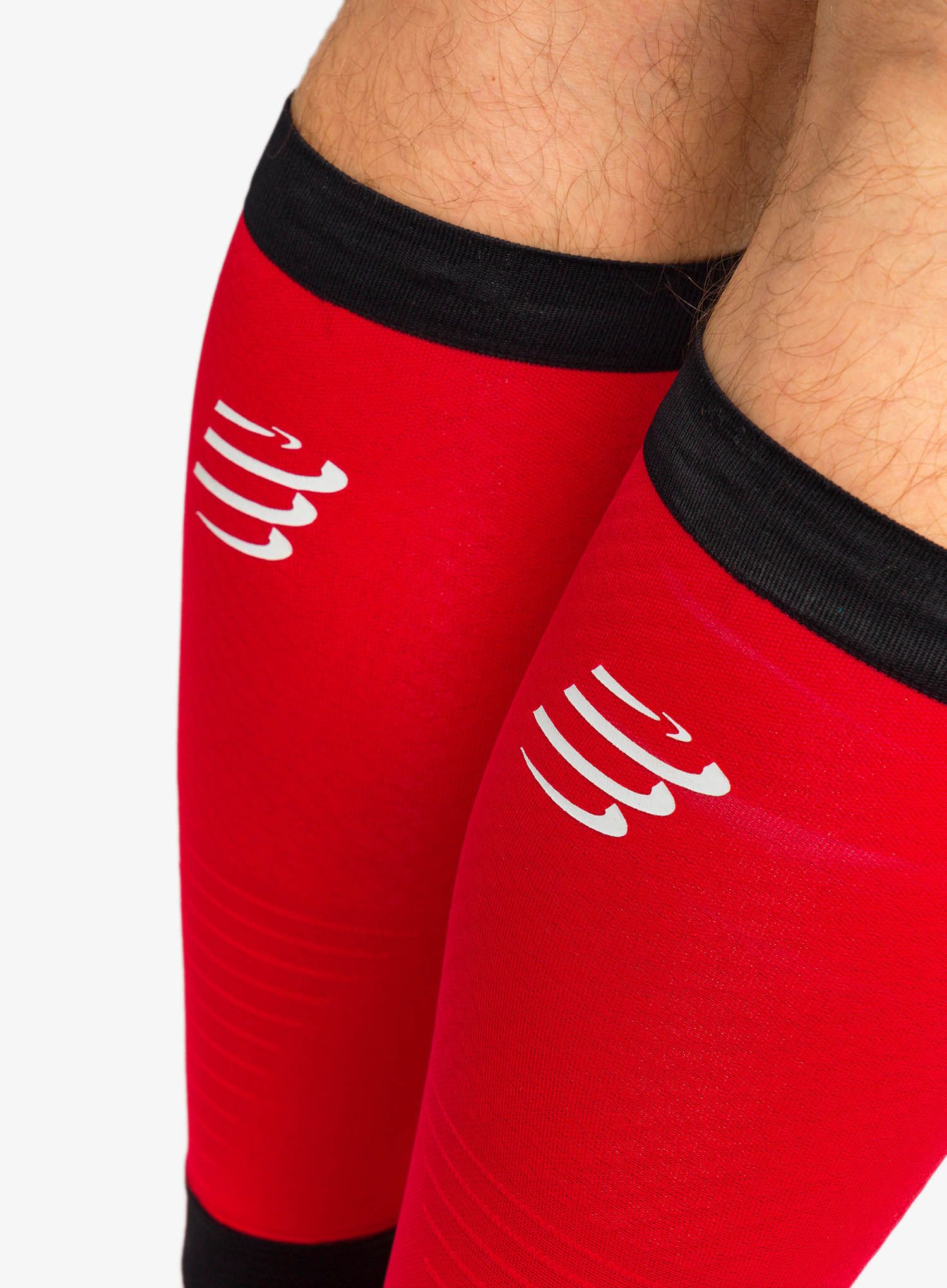 Гетри для бігу Compressport R2 3.0 - red/black