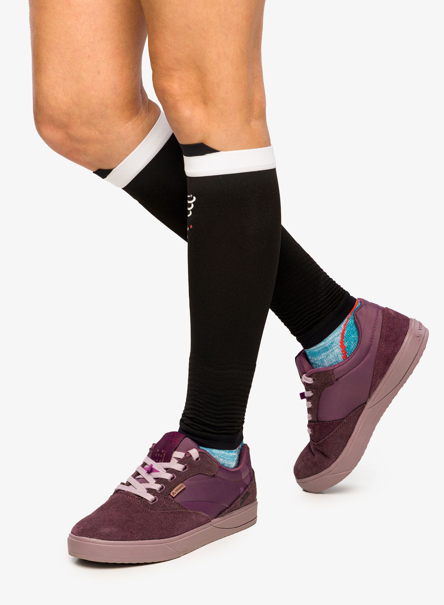 Гетри компресійні Compressport R2v2 - black