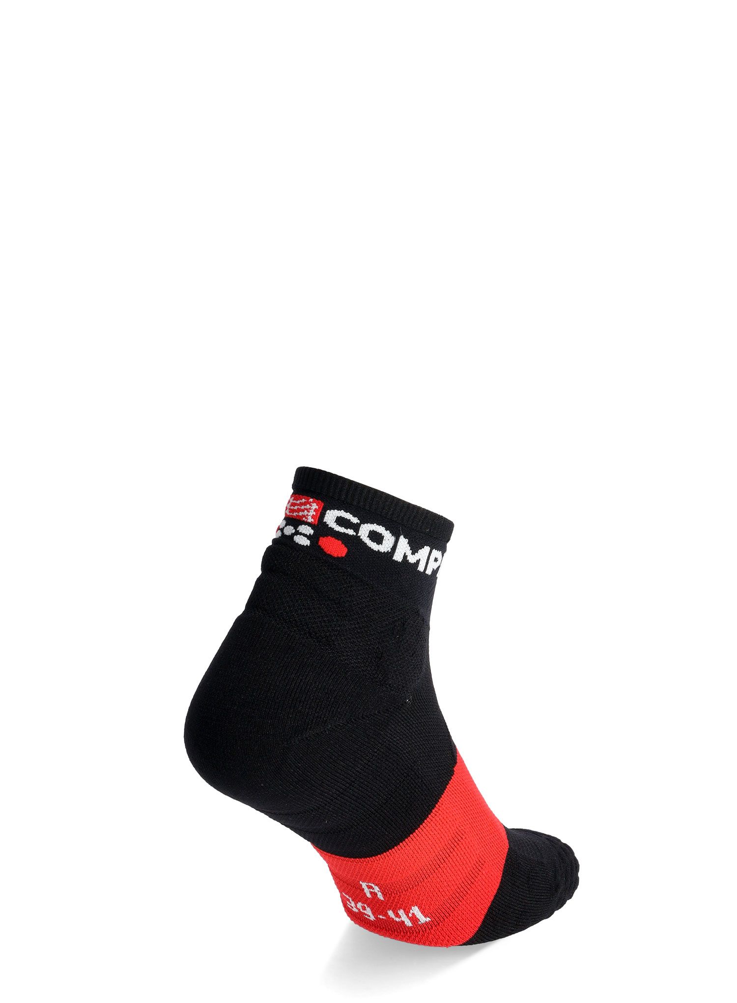 Шкарпетки для бігу Compressport Ultra Trail Socks v2.0 Low - black/red