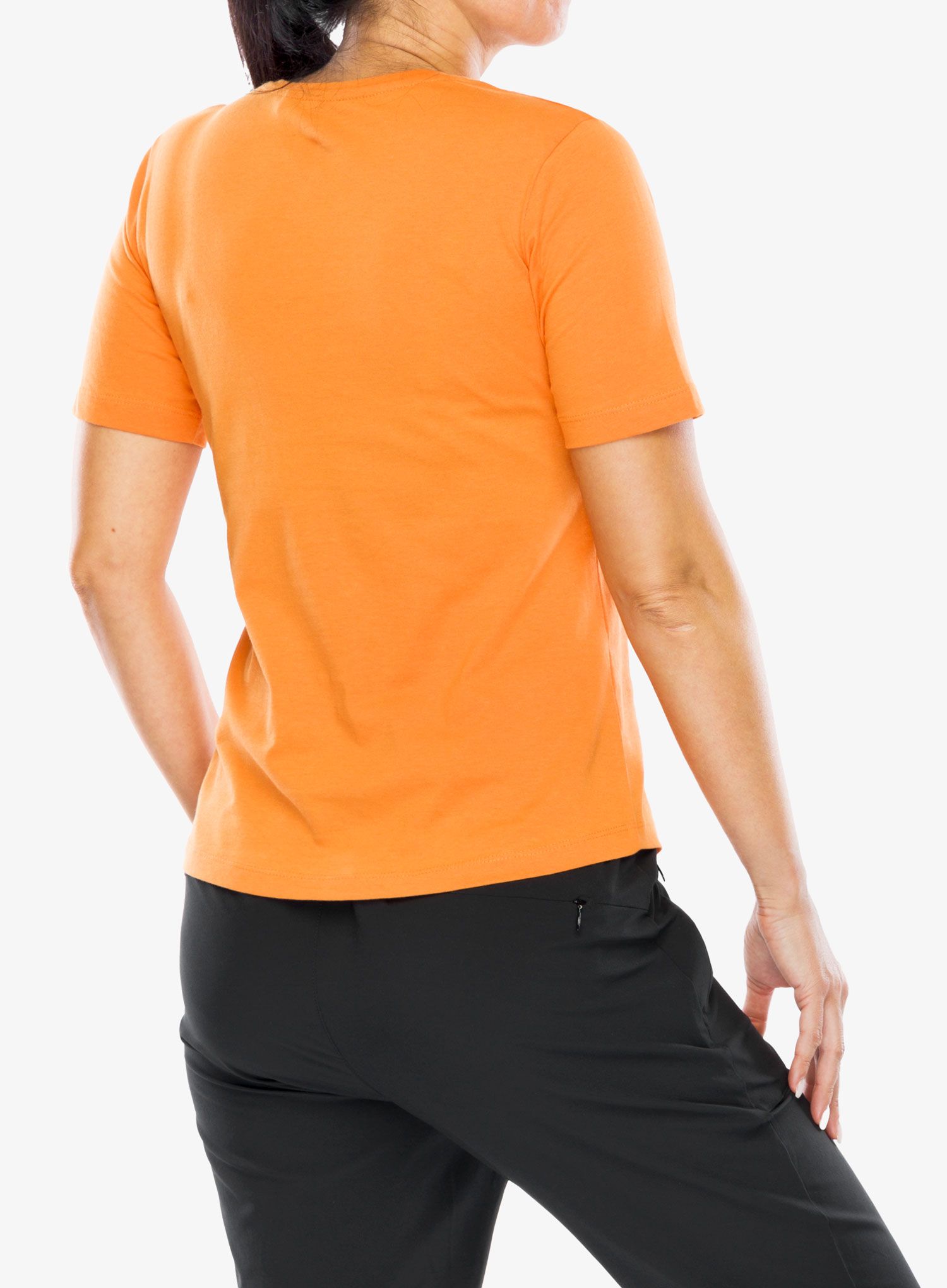 Футболка жіноча Craghoppers Ally S/S T-Shirt - nectar orange palm tree