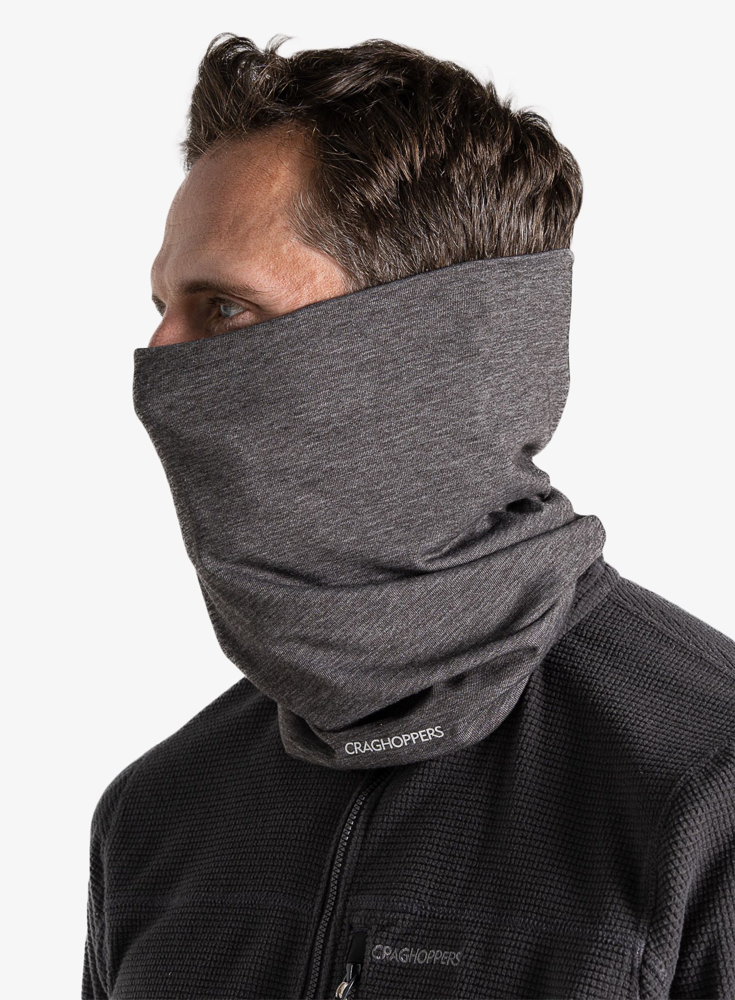 Пов'язка Craghoppers NosiLife Tube Scarf II - black pepper marl