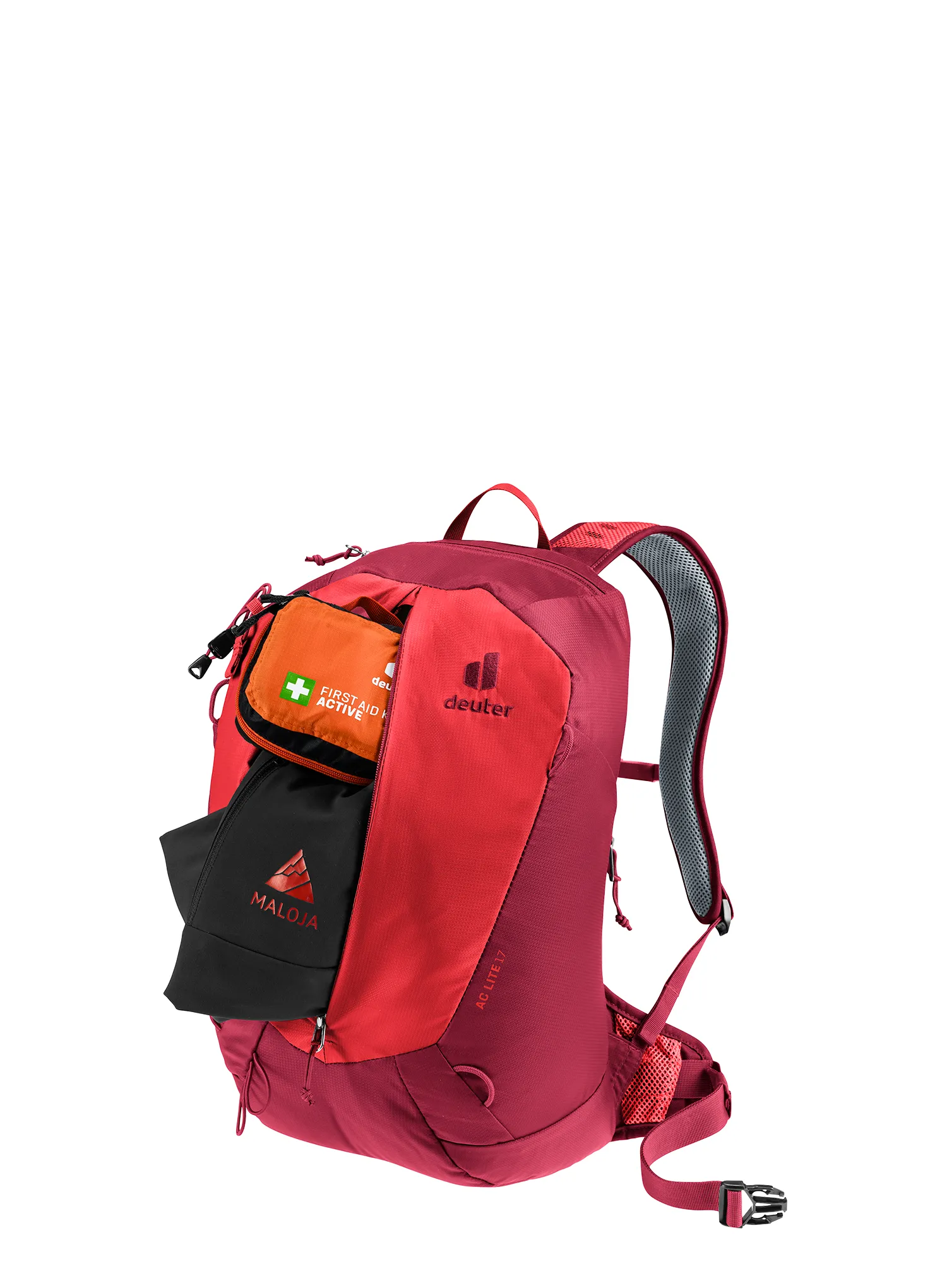 Рюкзак з вентиляцією спини Deuter AC Lite 17 - cherry/masala