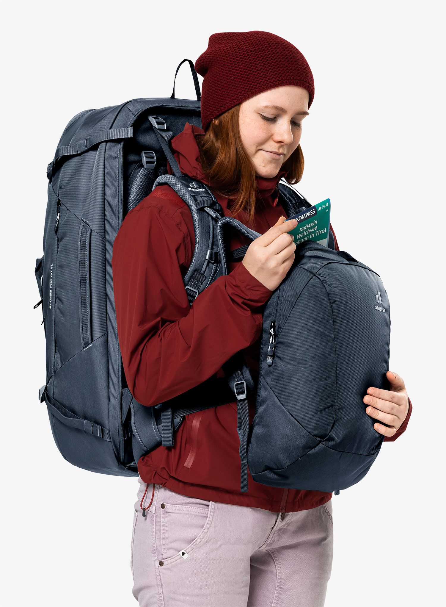 Рюкзак для подорожей жіночий Deuter Access Pro 60 SL - black