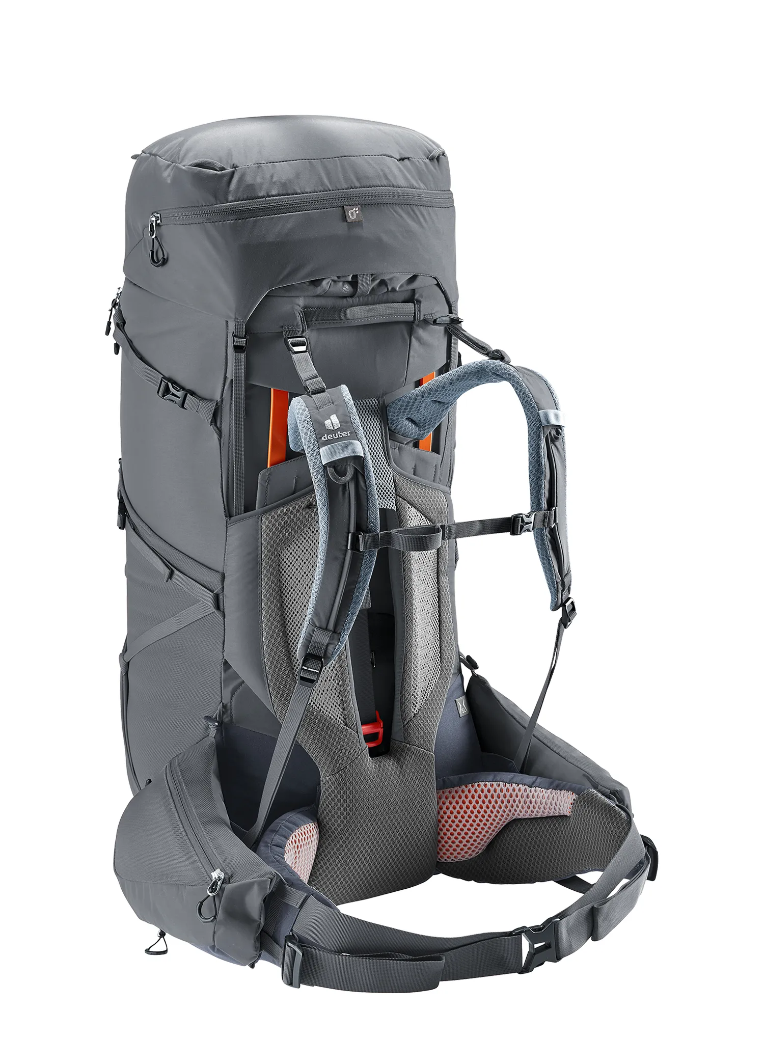 Рюкзак туристичний жіночий Deuter Aircontact 65 + 10 SL - graphite/black