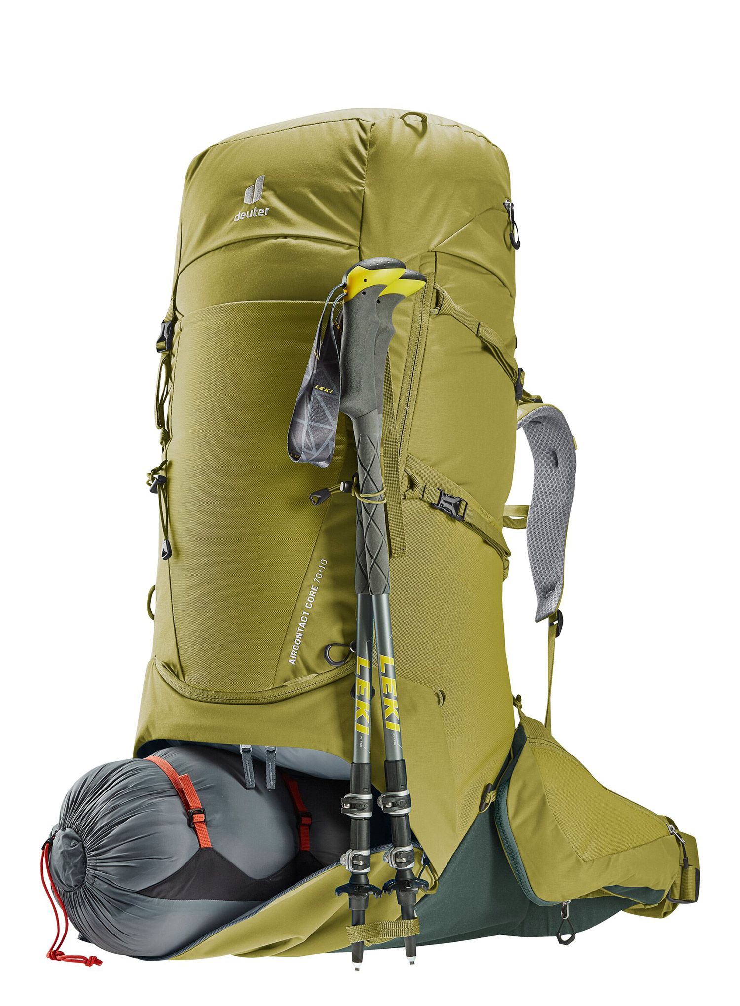 Рюкзак туристичний Deuter Aircontact Core 70+10 - cactus/ivy