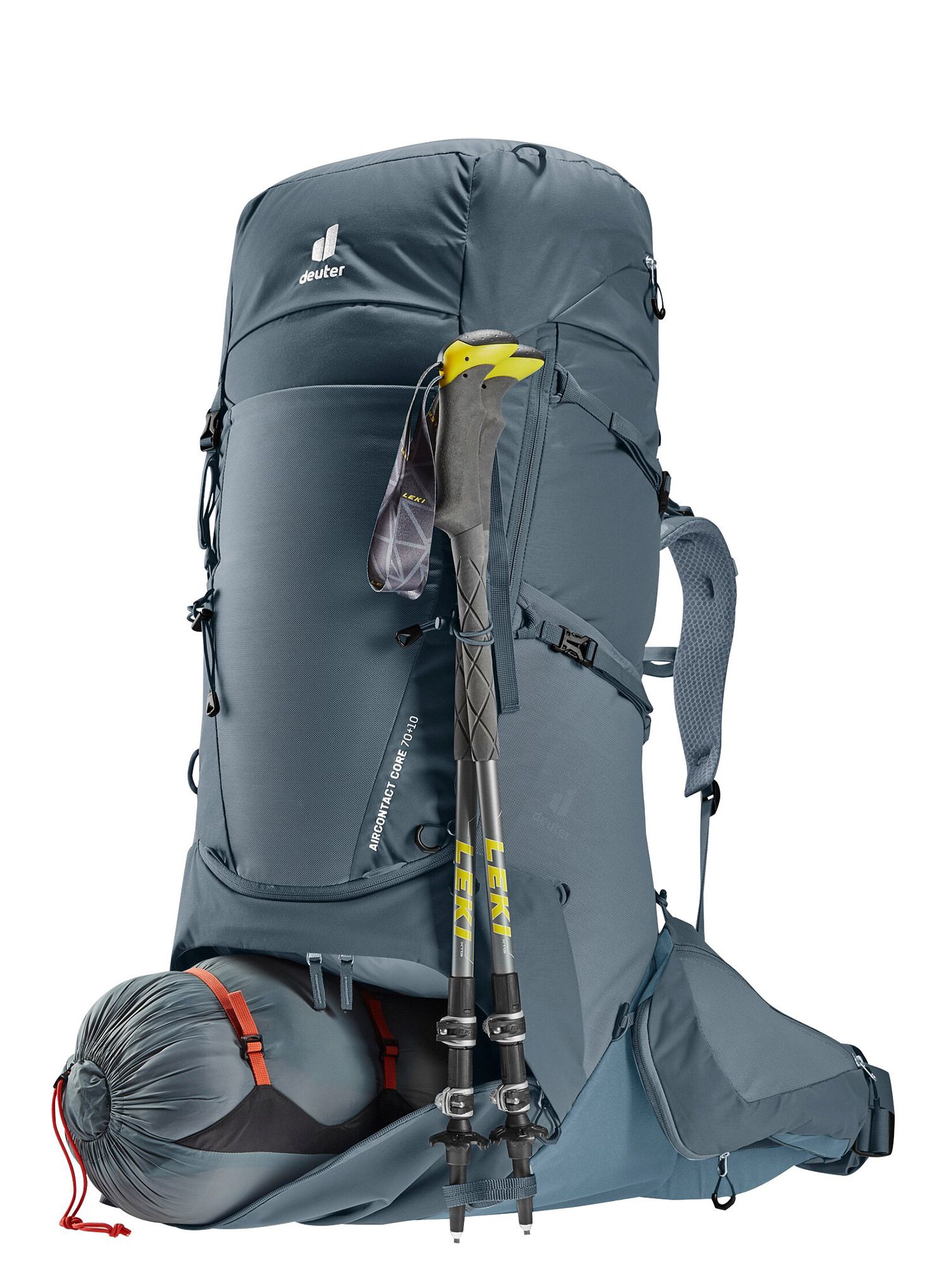 Рюкзак туристичний Deuter Aircontact Core 70+10 - graphit/shale